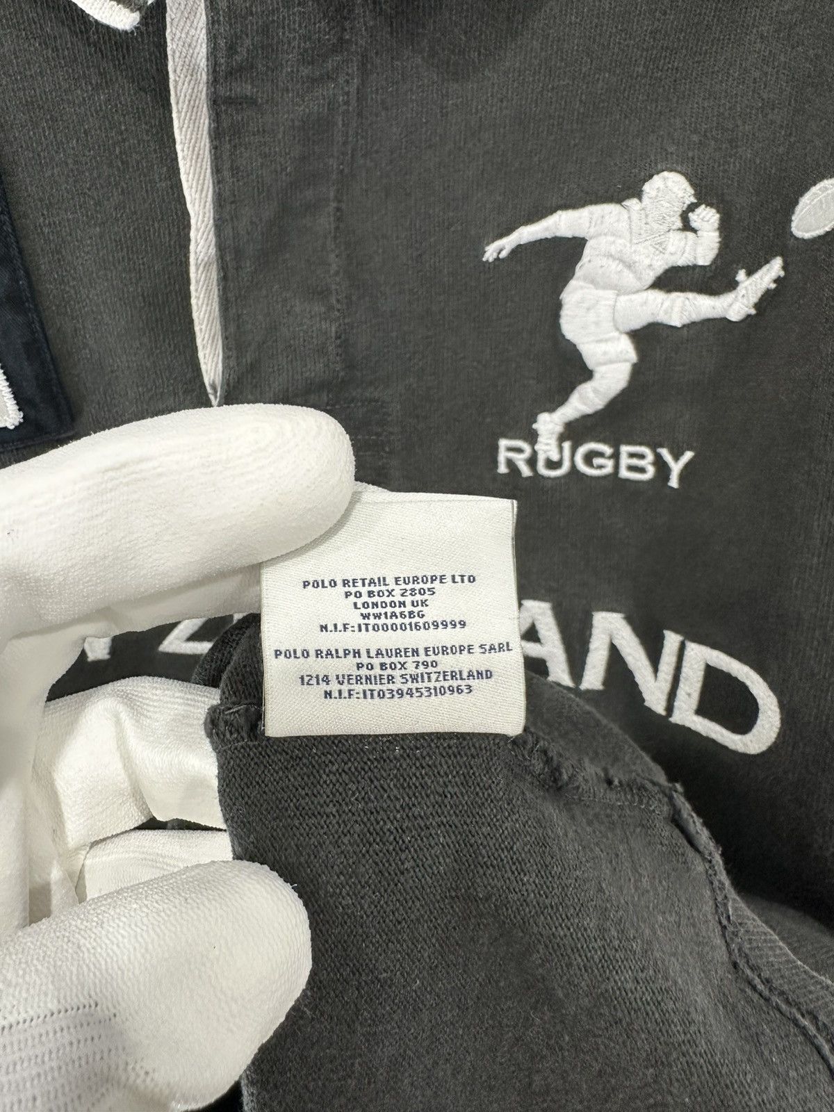 Rugby Ralph Lauren Rugby Ralph Lauren New Zealand Rugby Charcoal Grey XXL Size US XXL / EU 58 / 5 - 9 Thumbnail
