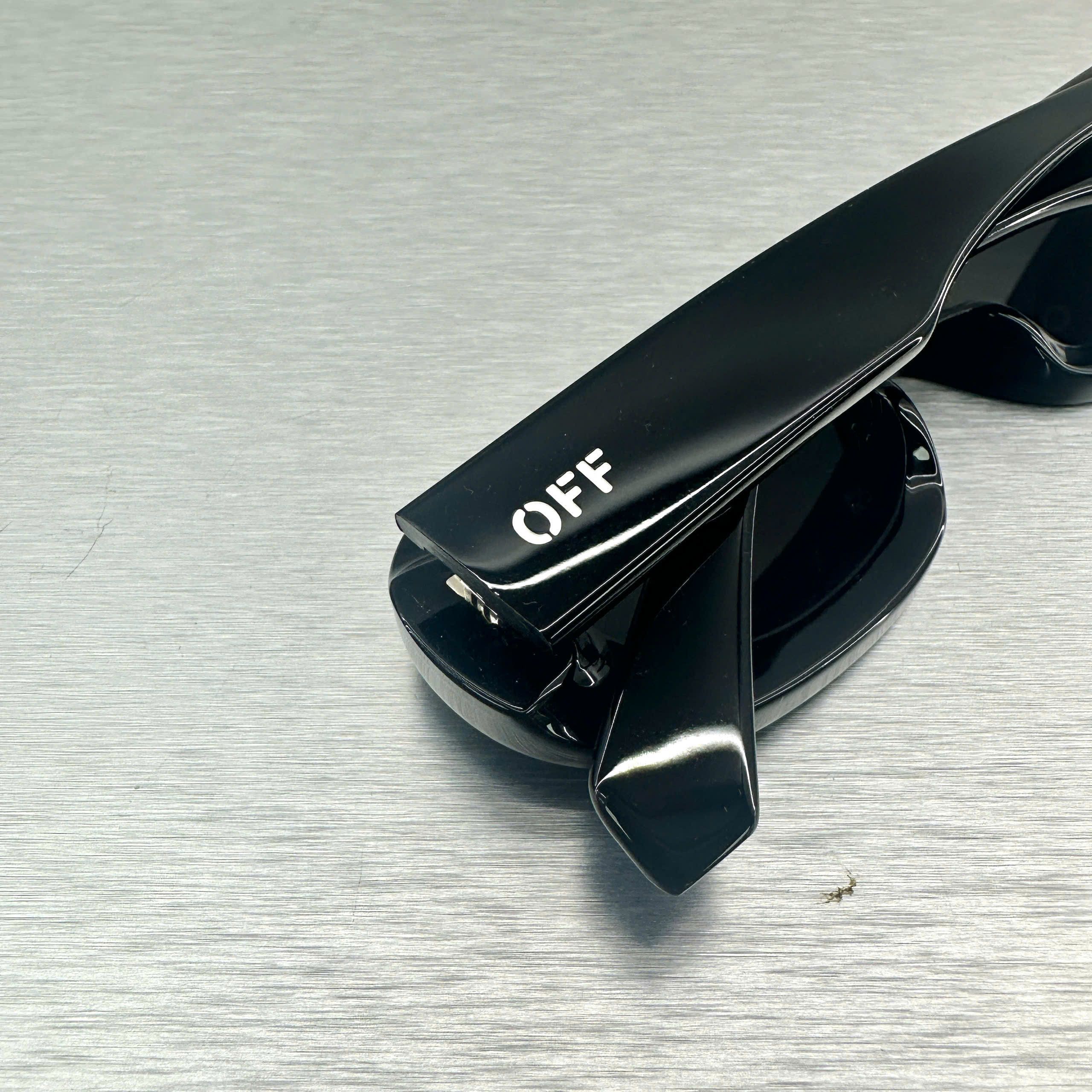 Off-White OFF WHITE Amalfi Oval-Frame Sunglasses BLACK Size ONE SIZE - 4 Thumbnail