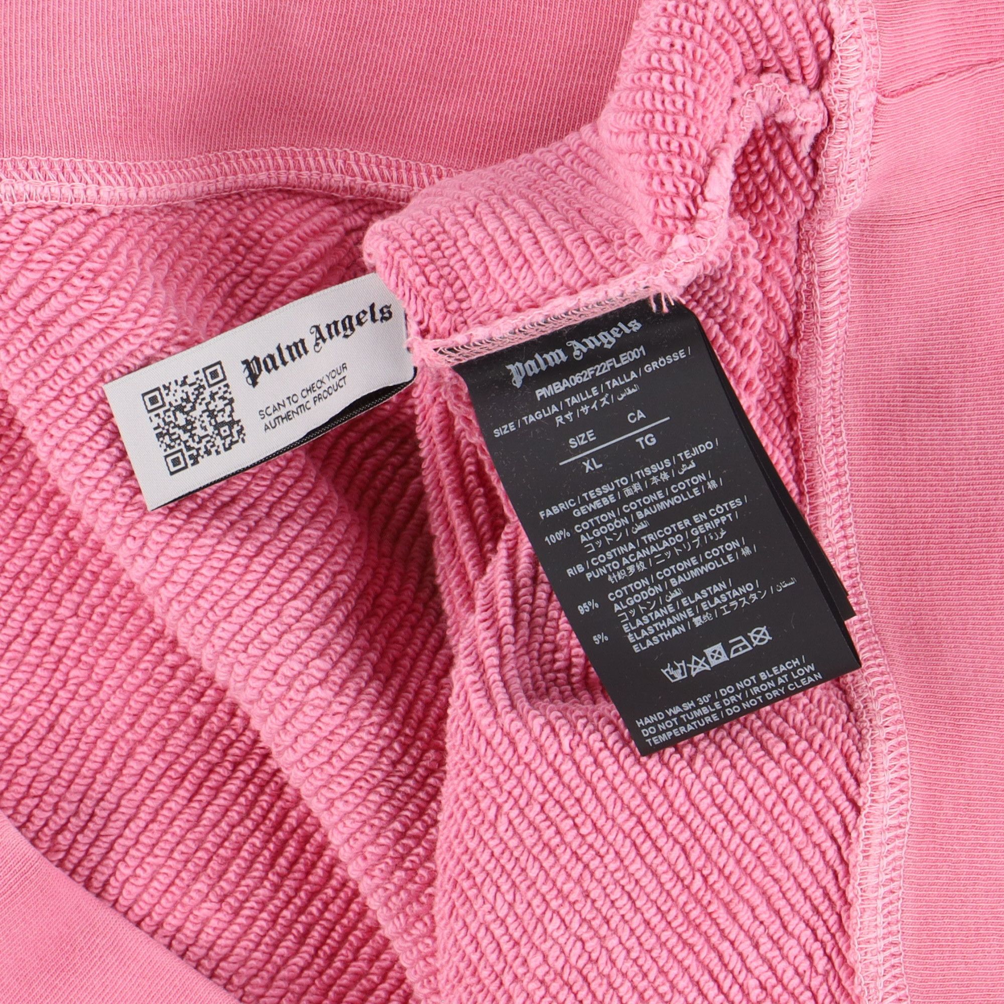 Palm Angels Pink Garment Dye Box Logo Oversized Sweatshirt Size US XL / EU 56 / 4 - 6 Thumbnail