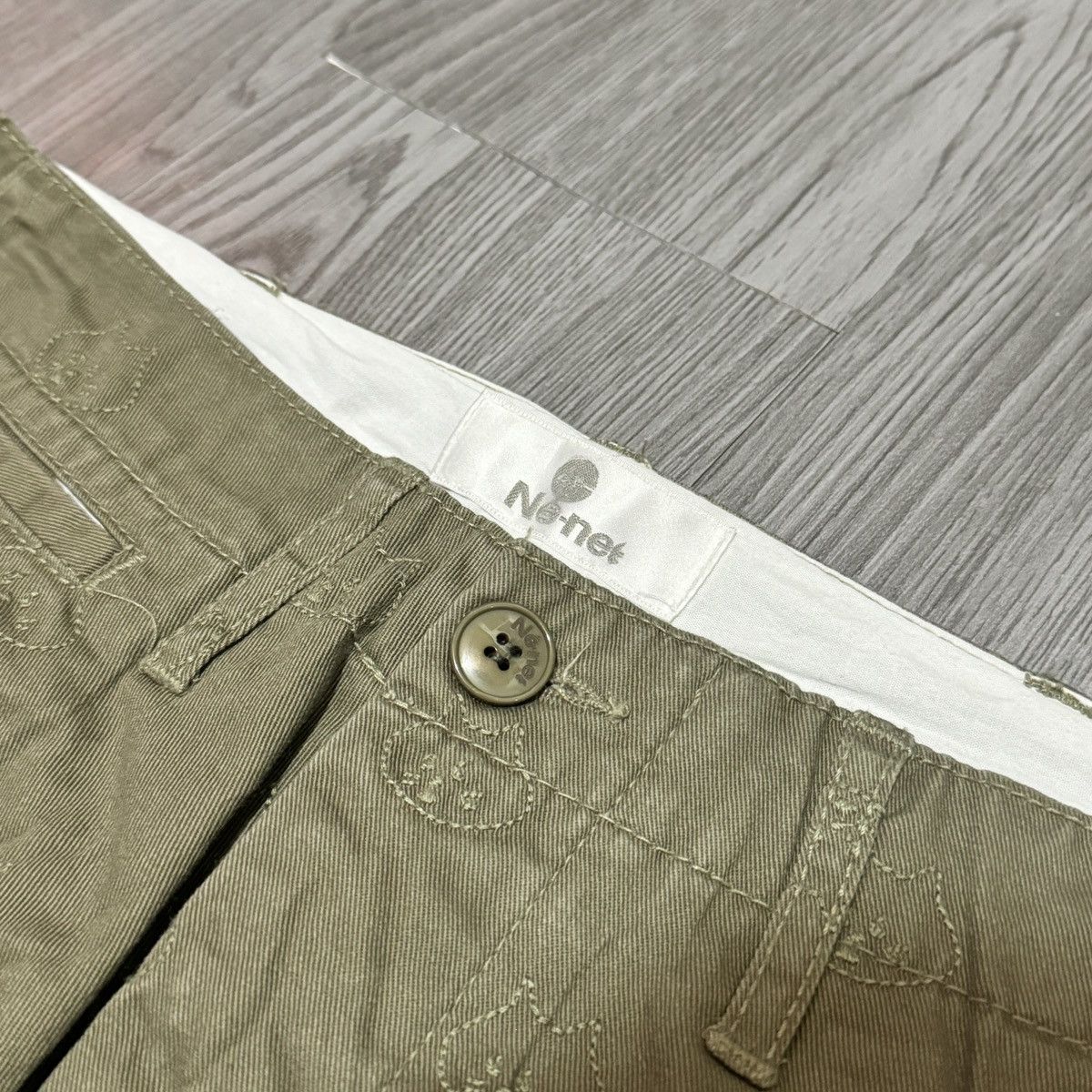 Issey Miyake × Ne-Net Nenet All-over Embroidery Pants Size US 28 / EU 44 - 4 Thumbnail