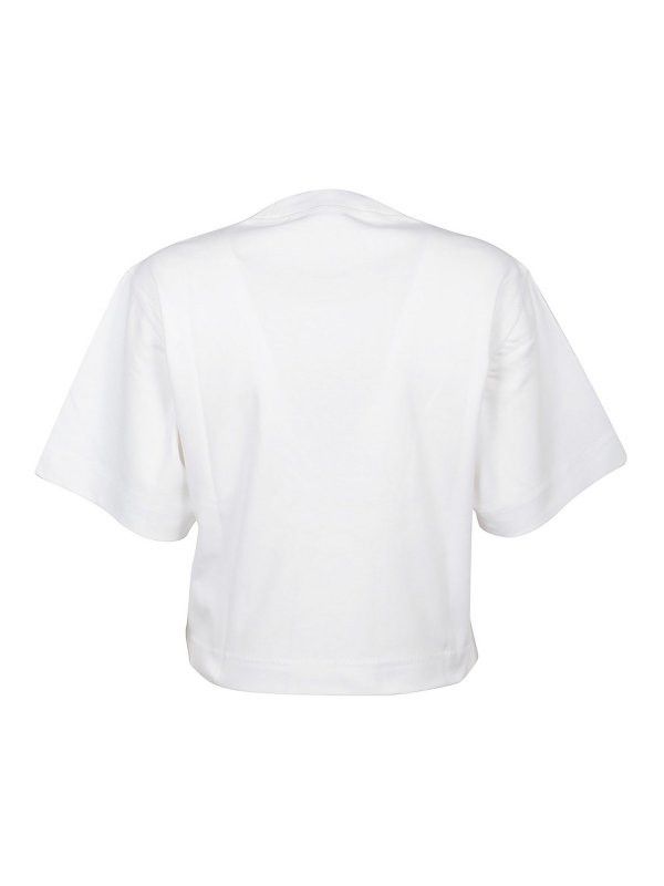 Off-White o1gr1nt0425 Watercolor Arrows Cropped T-Shirt Size XXL / US 16-18 / IT 52-54 - 2 Thumbnail