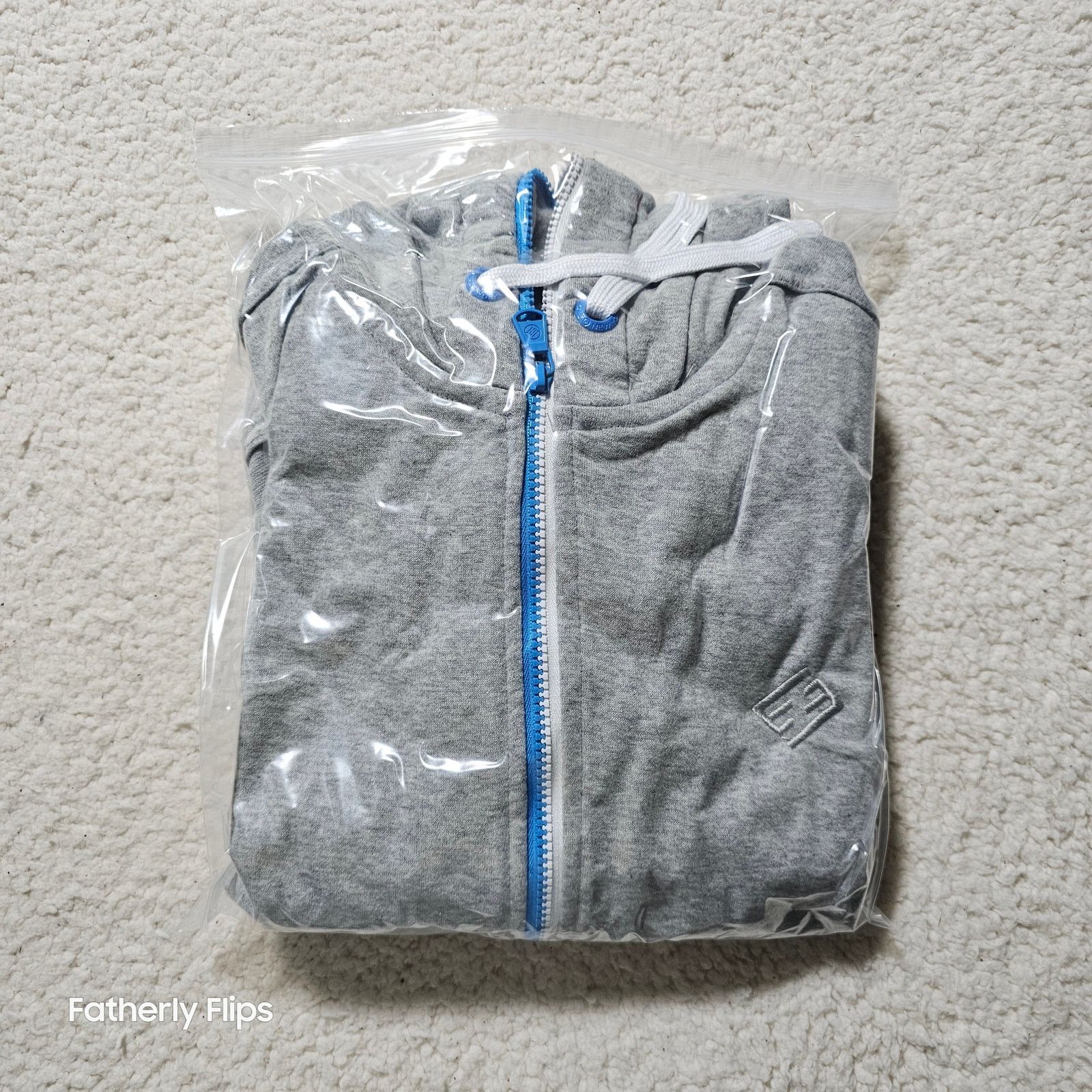 Enyce Vintage ENYCE 3XL Zip Up Hoodie Gray Blue Y2K Streetwear Size US XXL / EU 58 / 5 - 12 Thumbnail