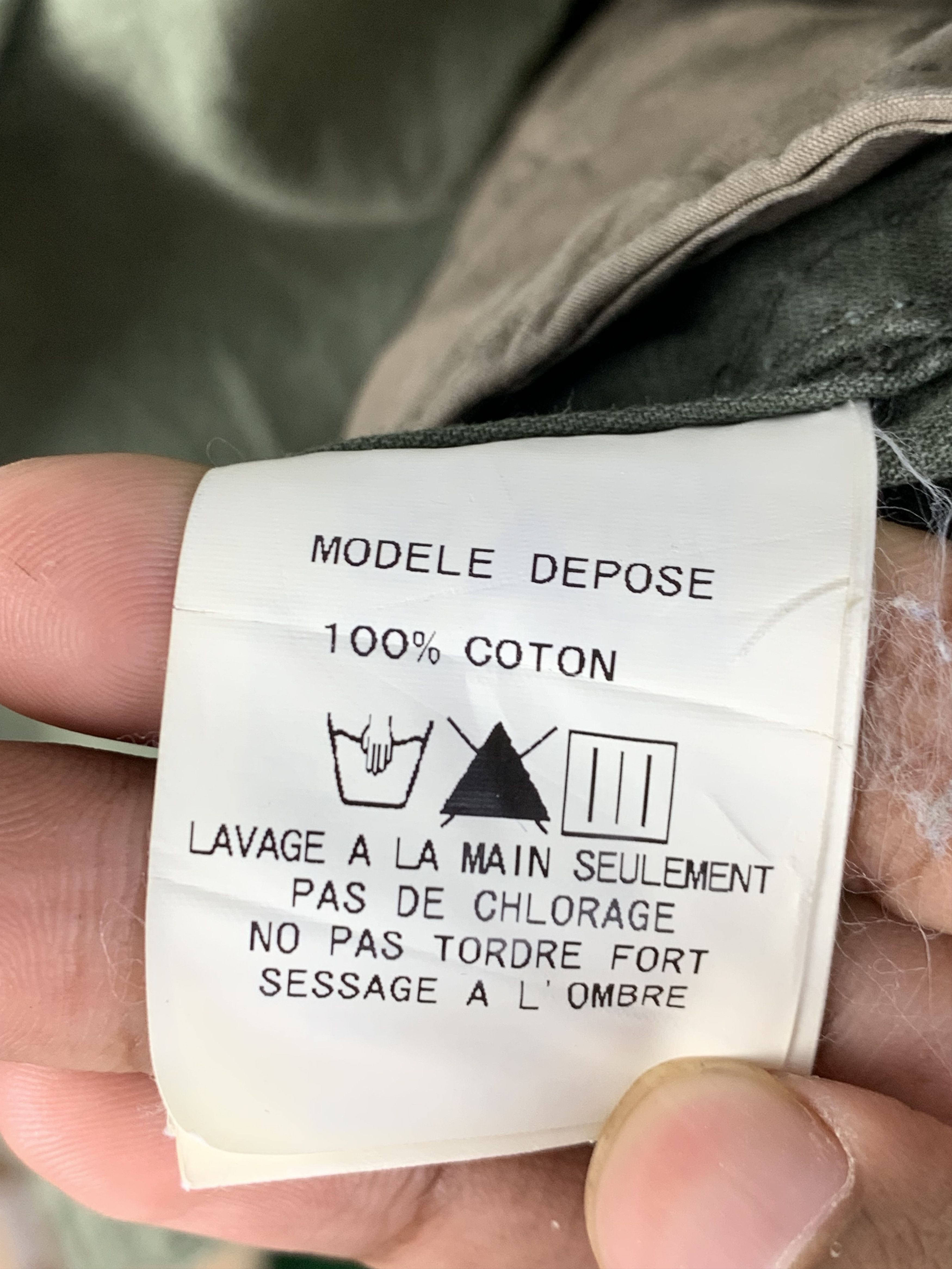 Pas de Calais Vintage 90s Pas De Calais France Military Jacket J1449 Size US M / EU 48-50 / 2 - 12 Thumbnail