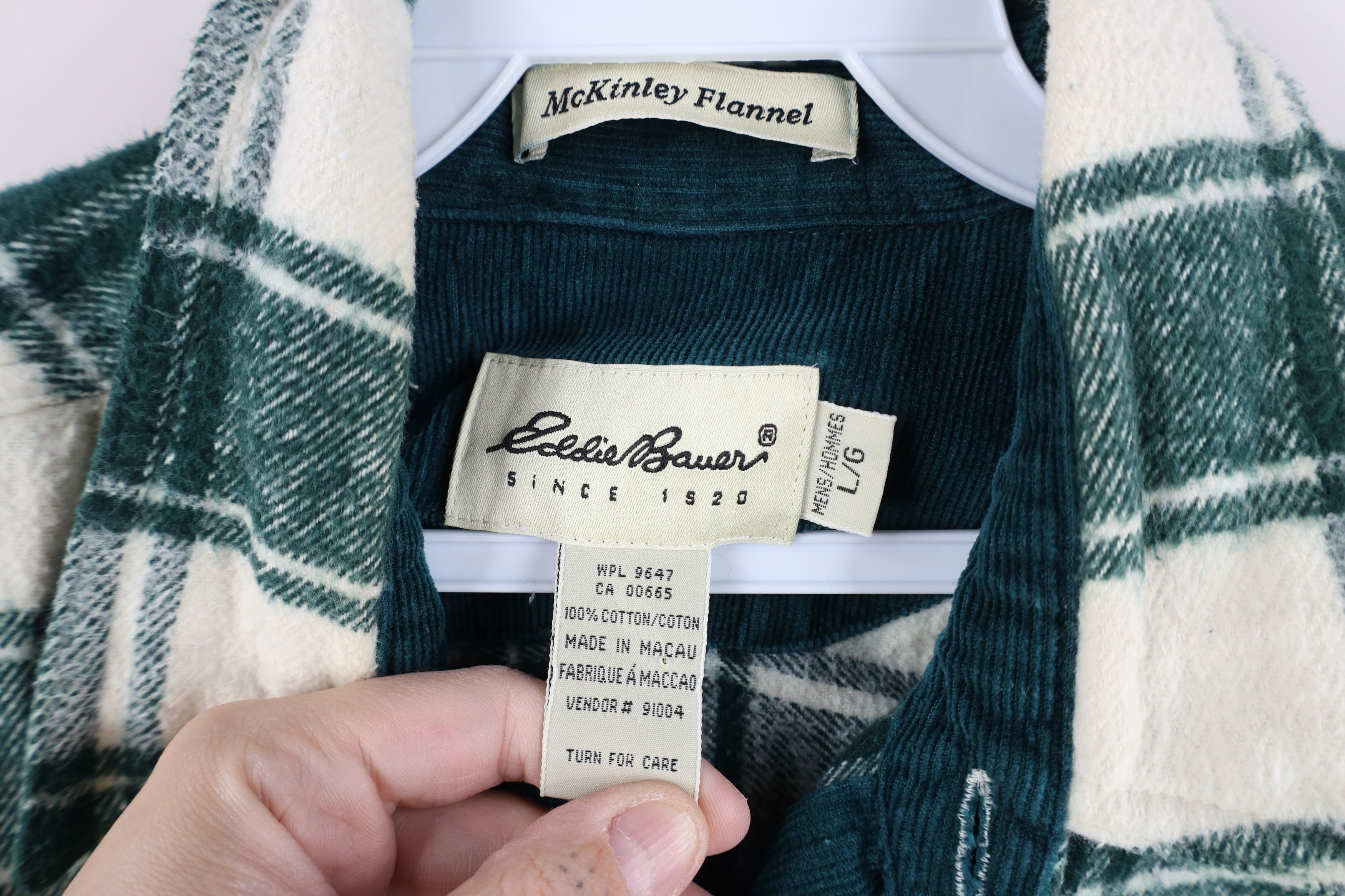 Eddie Bauer Vintage 90s Eddie Bauer Heavyweight McKinley Button Shirt Size US L / EU 52-54 / 3 - 8 Thumbnail