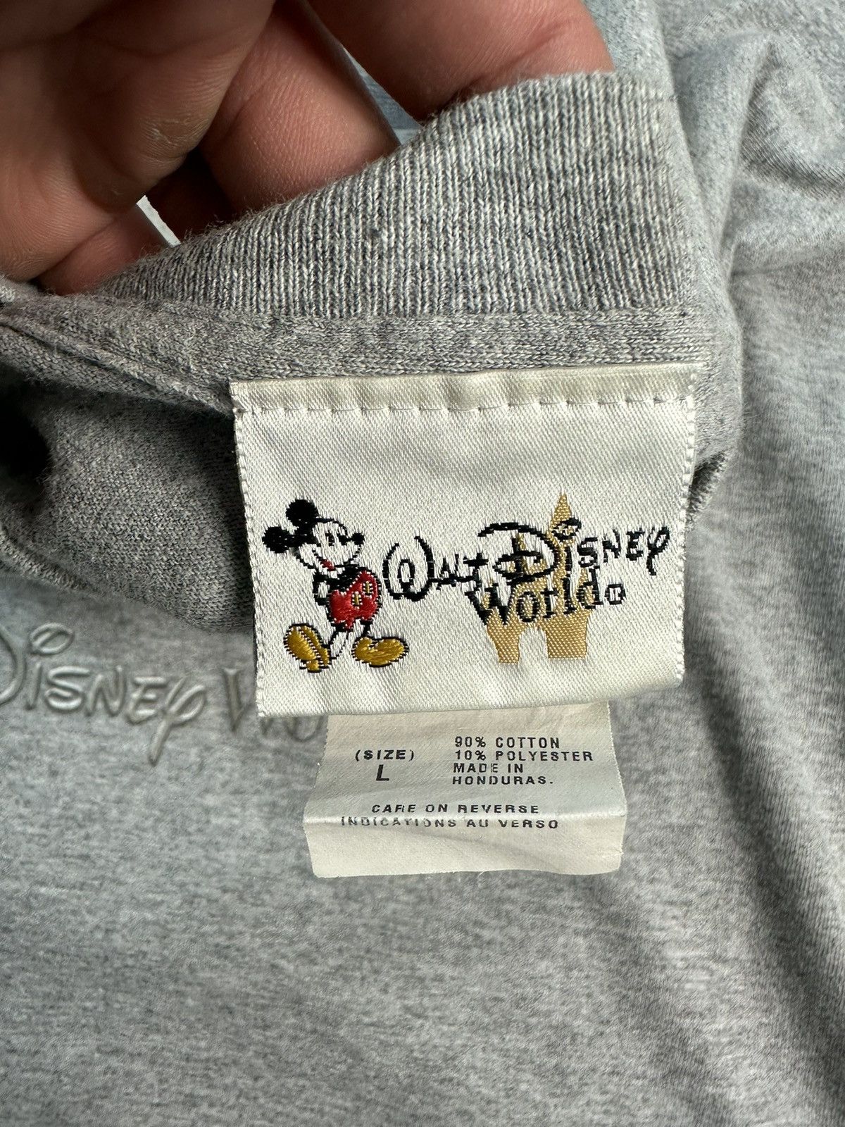 Mickey Mouse Vintage Mickey Mouse Walt Disney World t-shirt Size US L / EU 52-54 / 3 - 3 Thumbnail