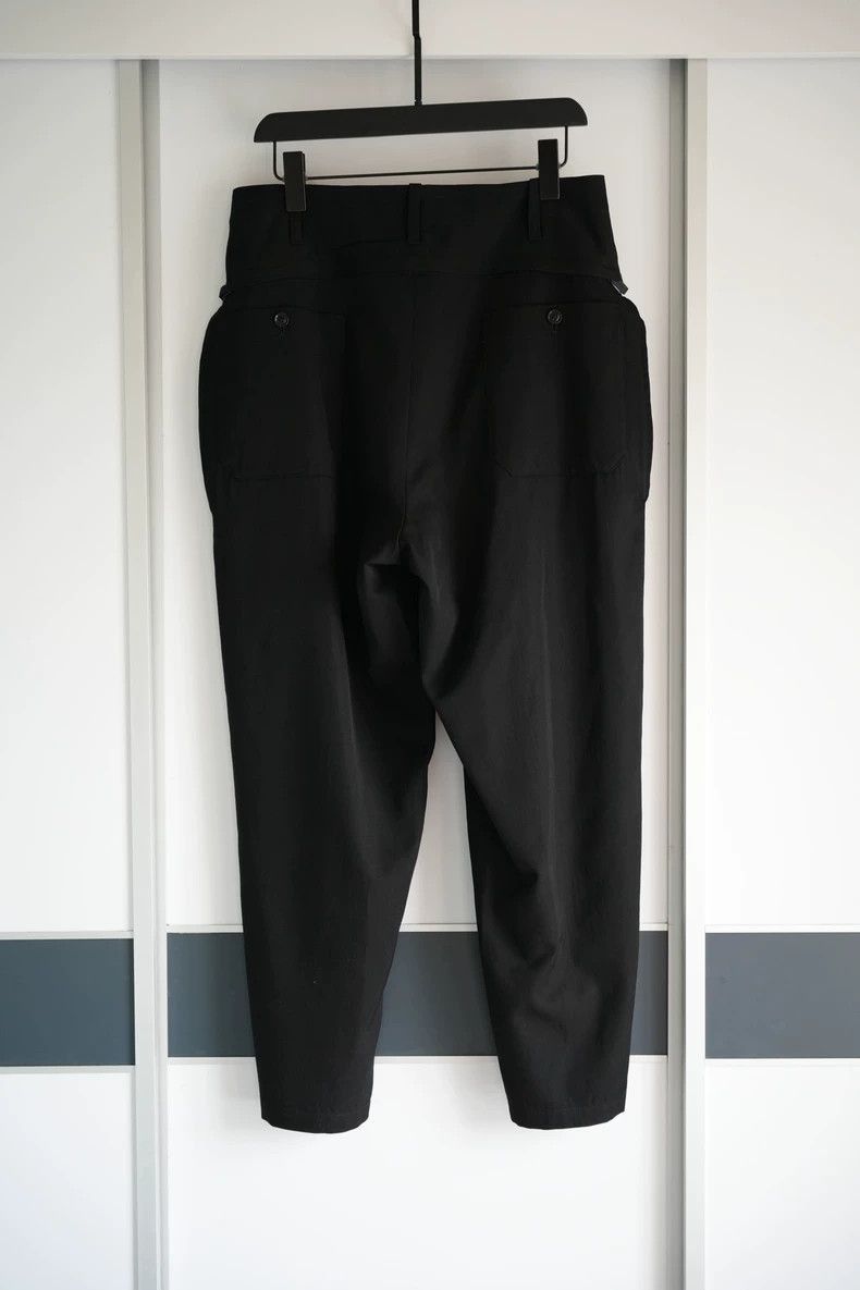 Yohji Yamamoto Yohji Yamamoto Yohji Yamamoto Blue Striped Zipper Trousers Size US 43 - 4 Thumbnail