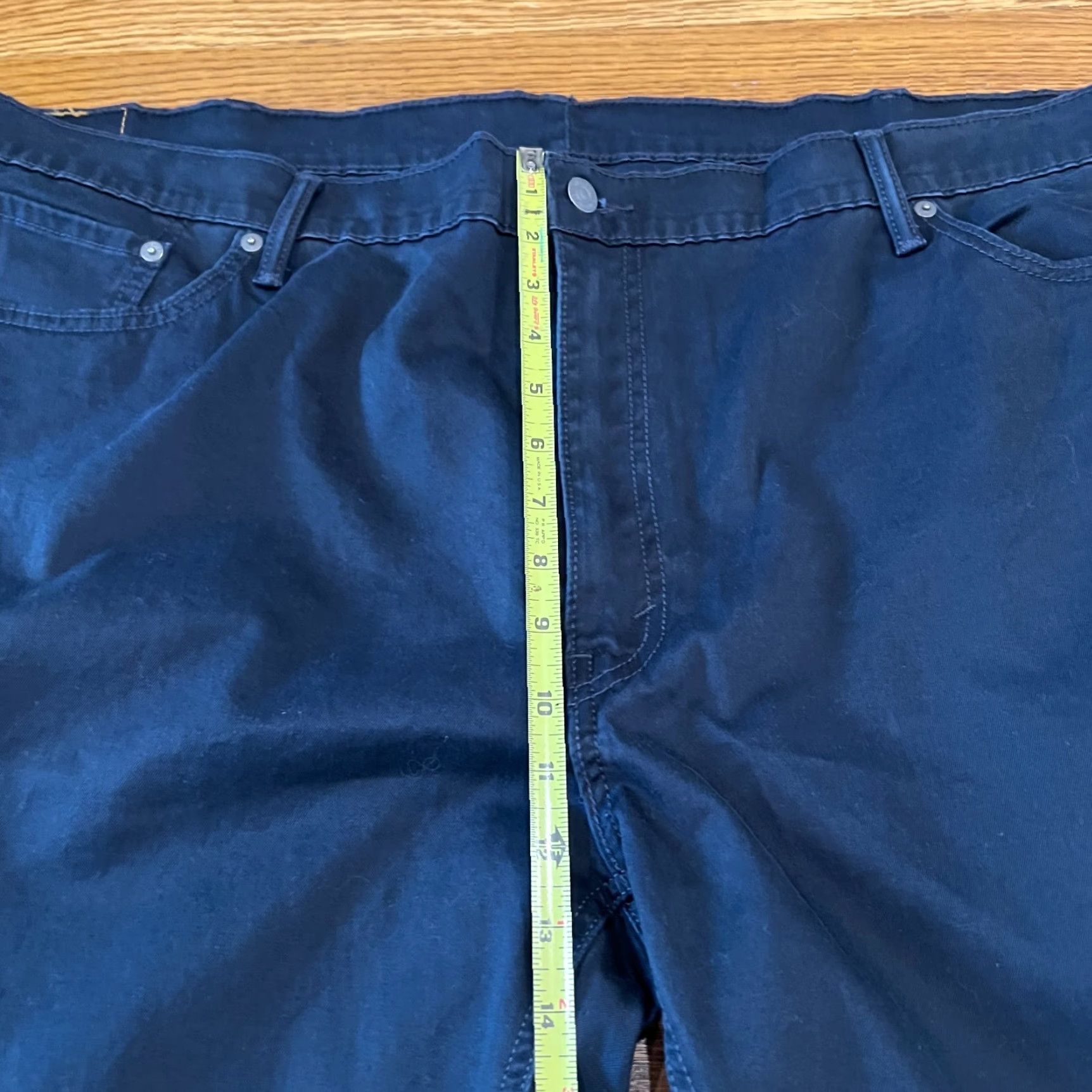 Levi's Levis 541 Jeans 50x30 Mens Athletic Taper Stretch Flex Denim Black Size US 34 / EU 50 - 3 Thumbnail