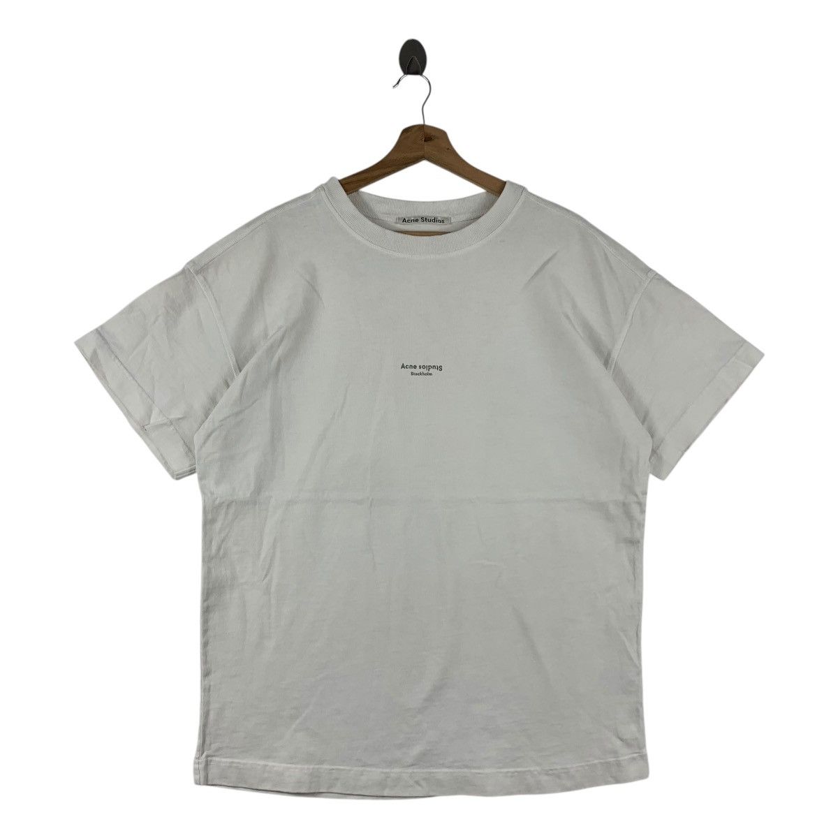 Acne Studios Acne Studios Reverse Logo Tee Size US XS / EU 42 / 0 - 1 Thumbnail