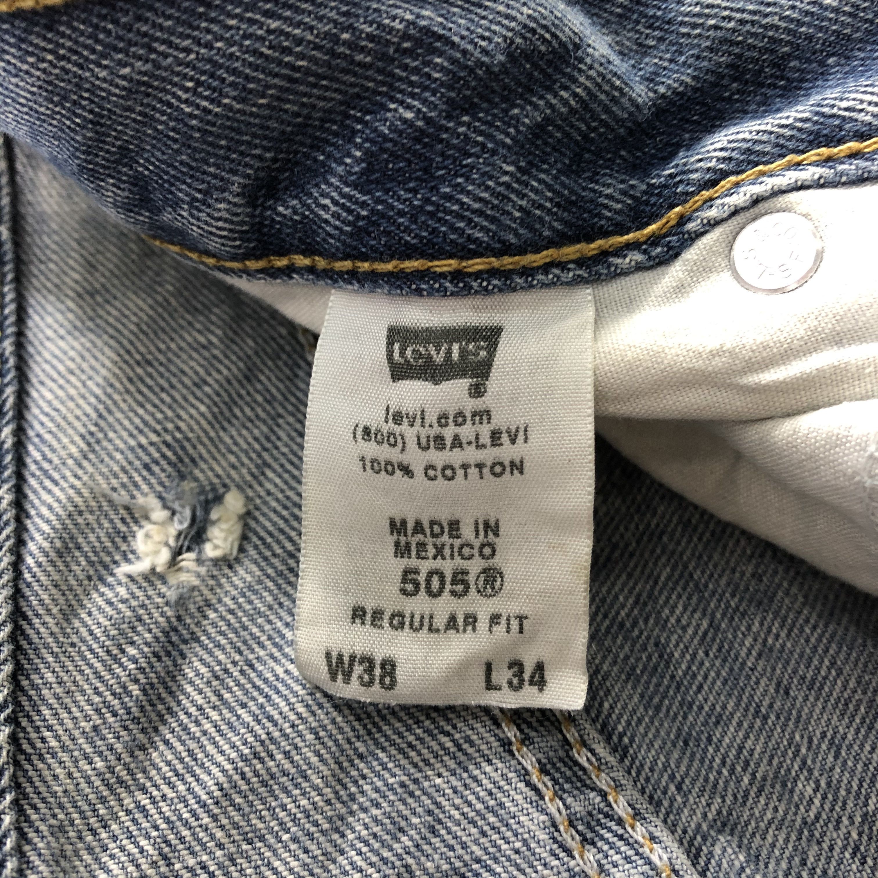 Levi's × Vintage Vintage Blue Wash Levis 505 Jeans-JM3011 Size US 39 - 14 Thumbnail