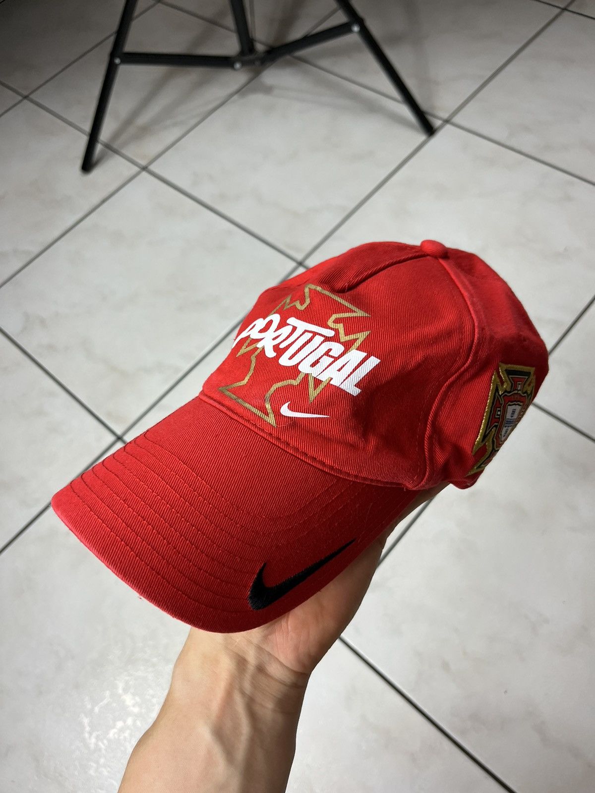 Nike × Vintage Nike vintage Portugal core cap y2k cr7 Cristiano Ronaldo hat Size ONE SIZE - 7 Thumbnail