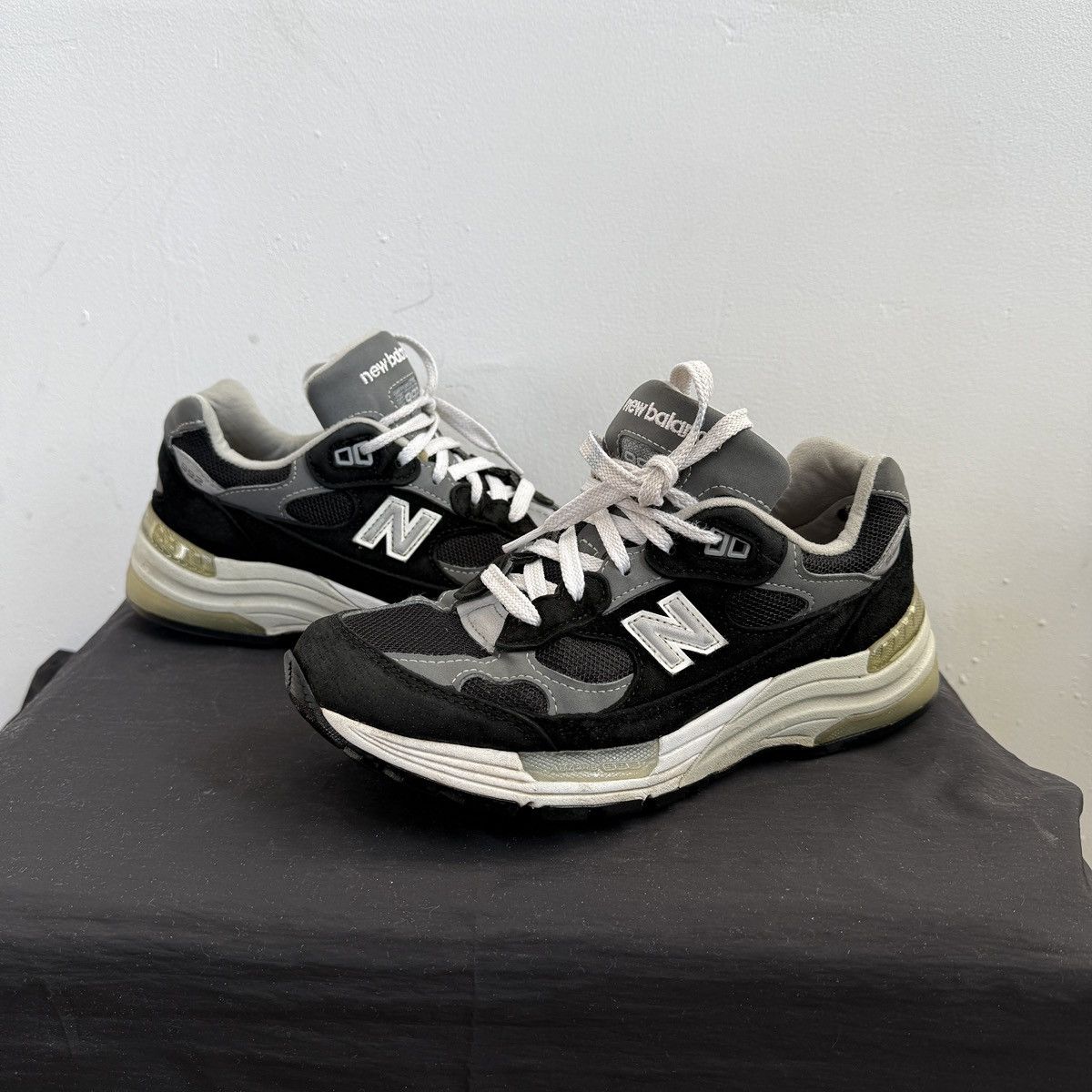 New Balance New Balance 992 USA Black/Gray Size US 7 / IT 37 - 4 Thumbnail