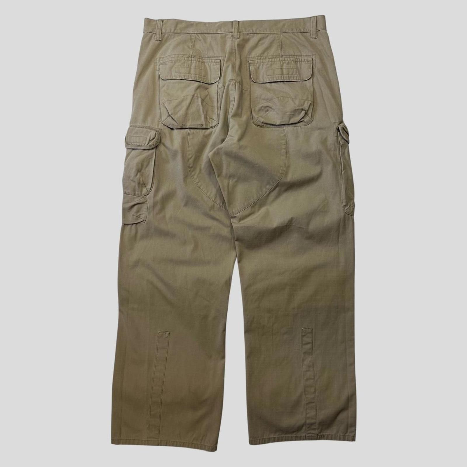Armani Exchange Armani 90’s Cotton Ripstop Cargo Trousers - 34 Size US 34 / EU 50 - 3 Thumbnail