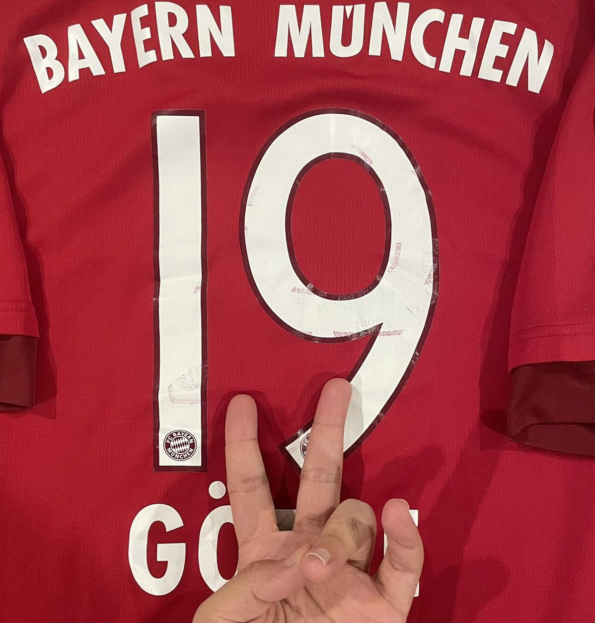 Adidas Adidas 2014 Bayern Munich Gotze #19 Soccer Jersey Mens Large Size US L / EU 52-54 / 3 - 8 Thumbnail