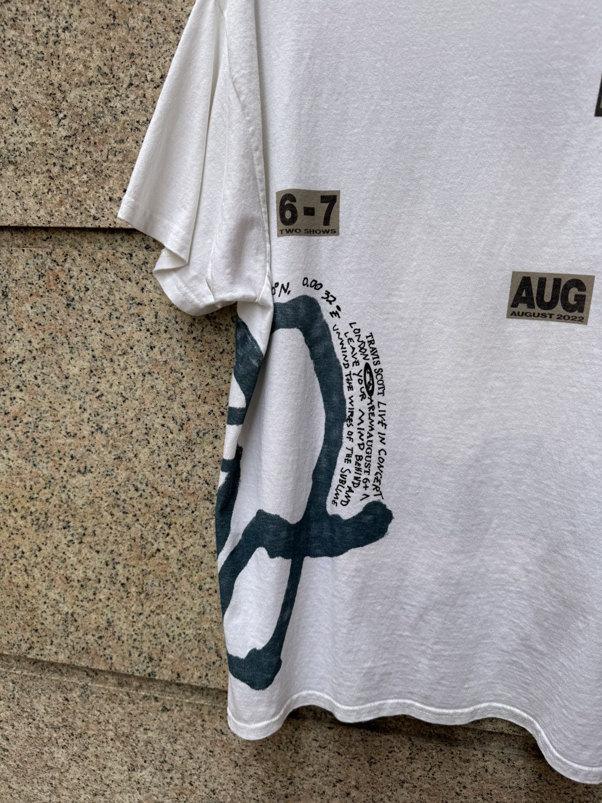Travis Scott Travis Scott t-shirt live London L Size US L / EU 52-54 / 3 - 5 Thumbnail
