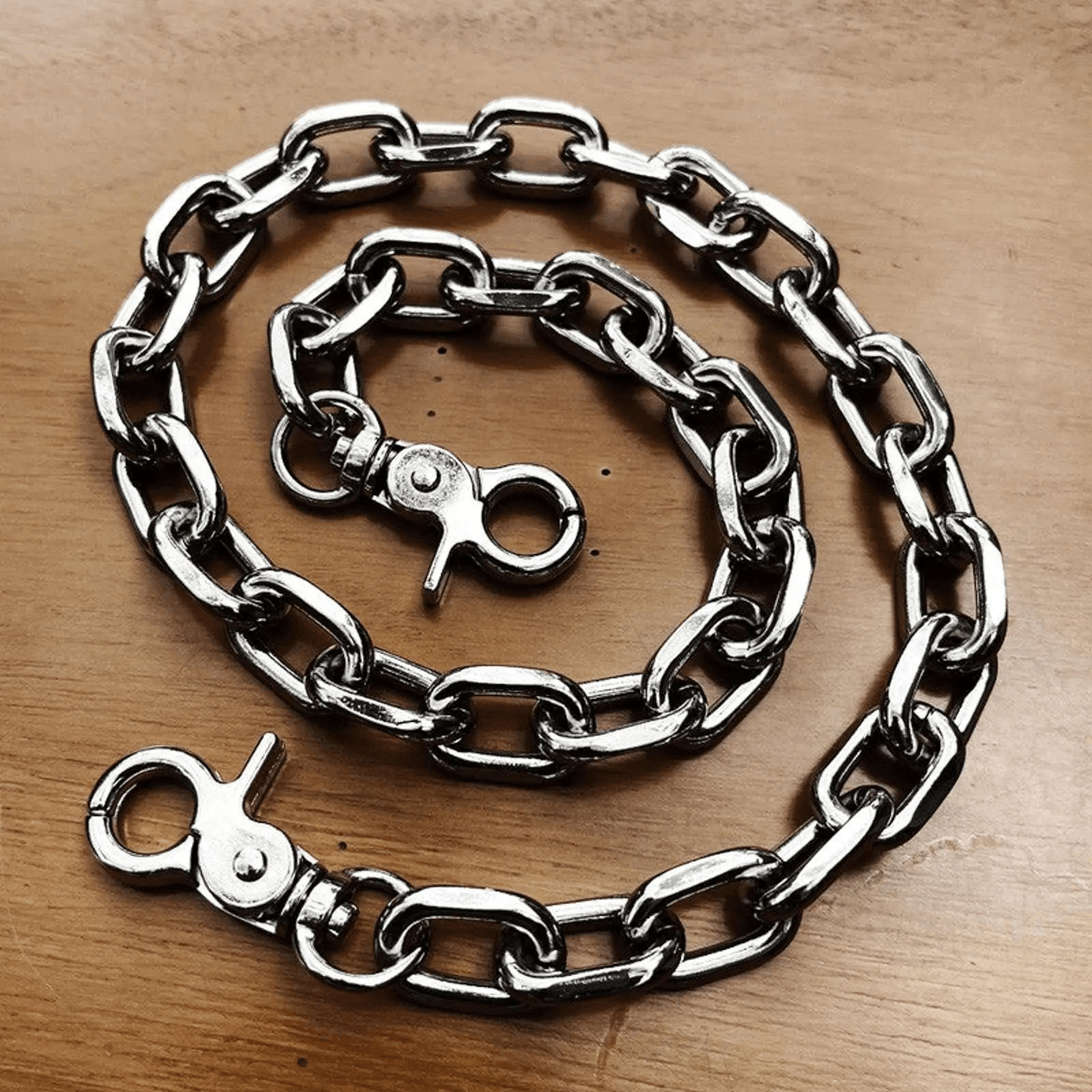Jewelry Silver Link Wallet Chain Size ONE SIZE - 7 Thumbnail