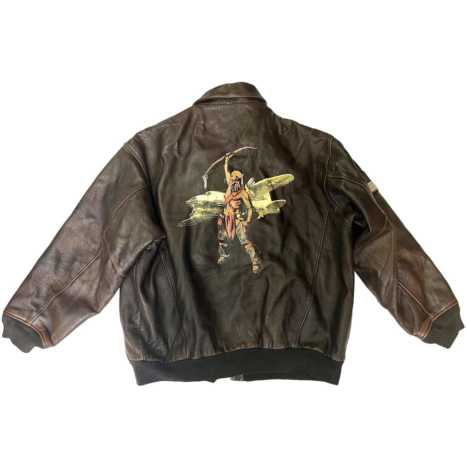 vintage スカジャン　アメカジ　虎　バイカー 90's AVIREX