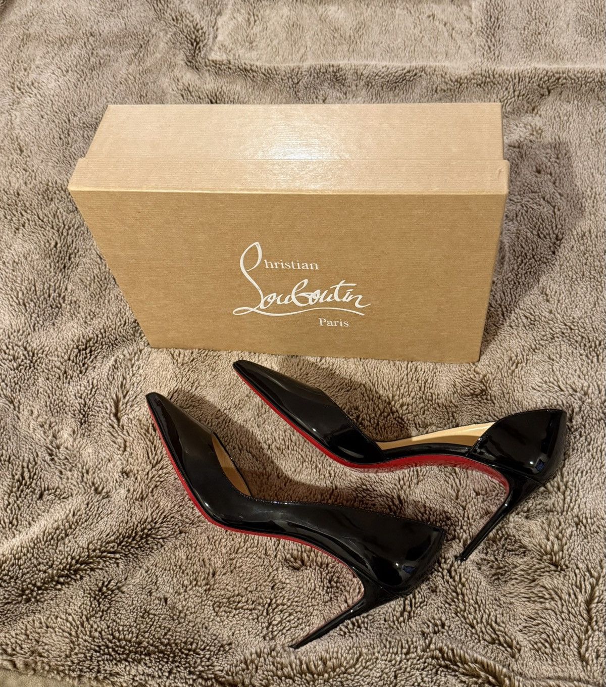 Christian Louboutin Christian Louboutin Iriza 85mm Patent Leather Pumps Size US 9 / IT 39 - 1 Thumbnail