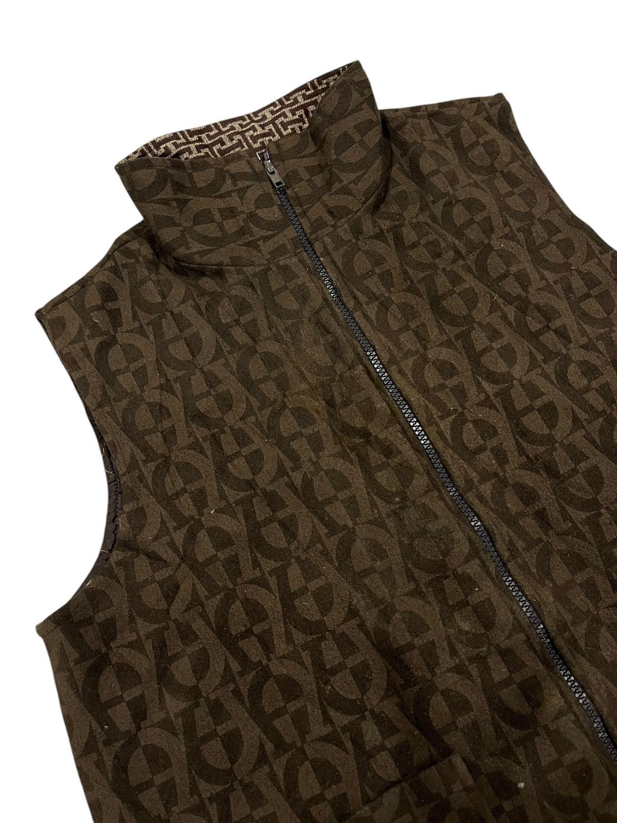 Japanese Brand 🇯🇵 JAPANESE BRAND MONOGRAM DESIGN VEST Size US M / EU 48-50 / 2 - 2 Thumbnail