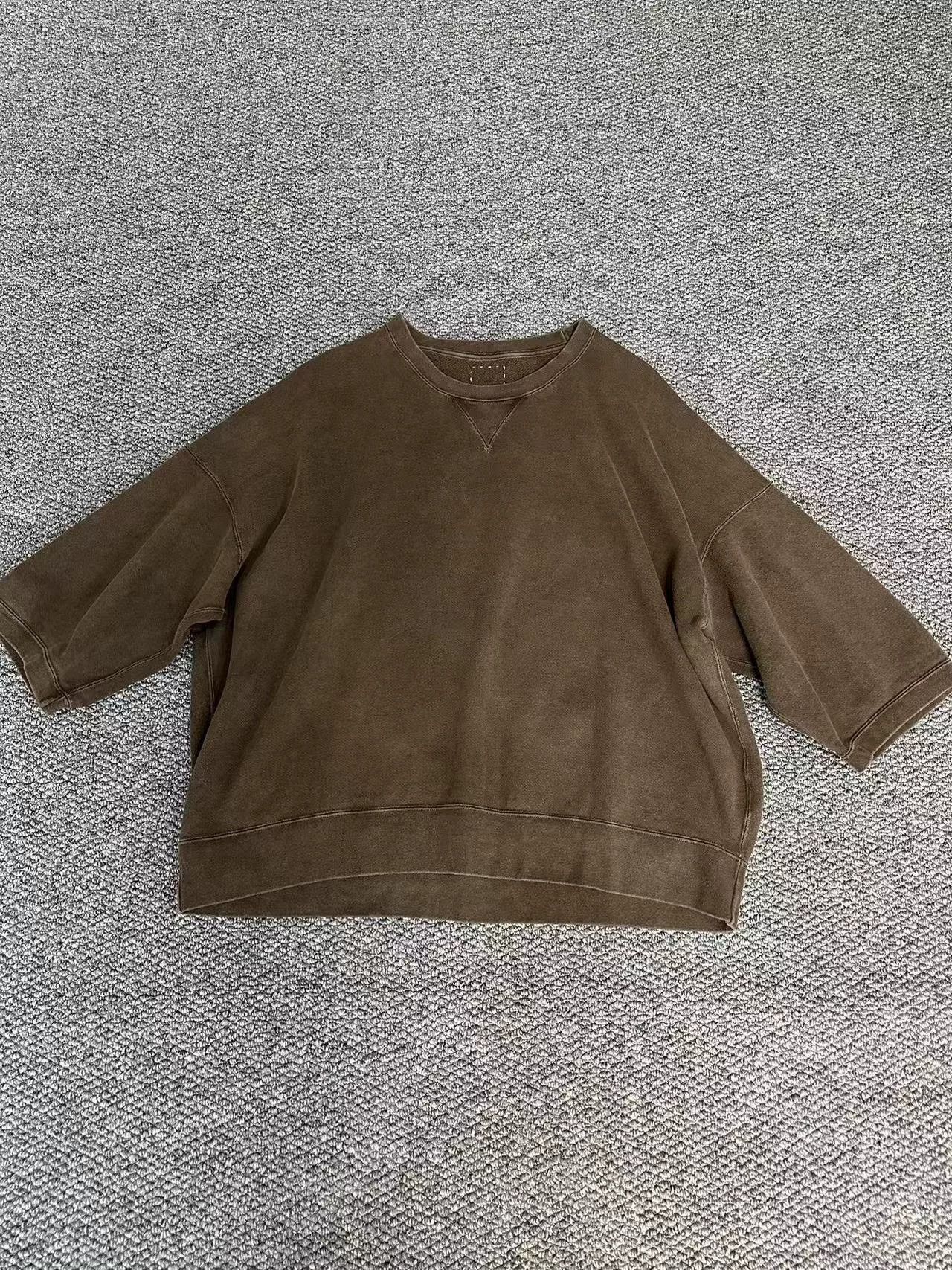 Visvim visvim 24 Mud-Dyed Jumbo Sweatshirt Size US XL / EU 56 / 4 - 1 Thumbnail