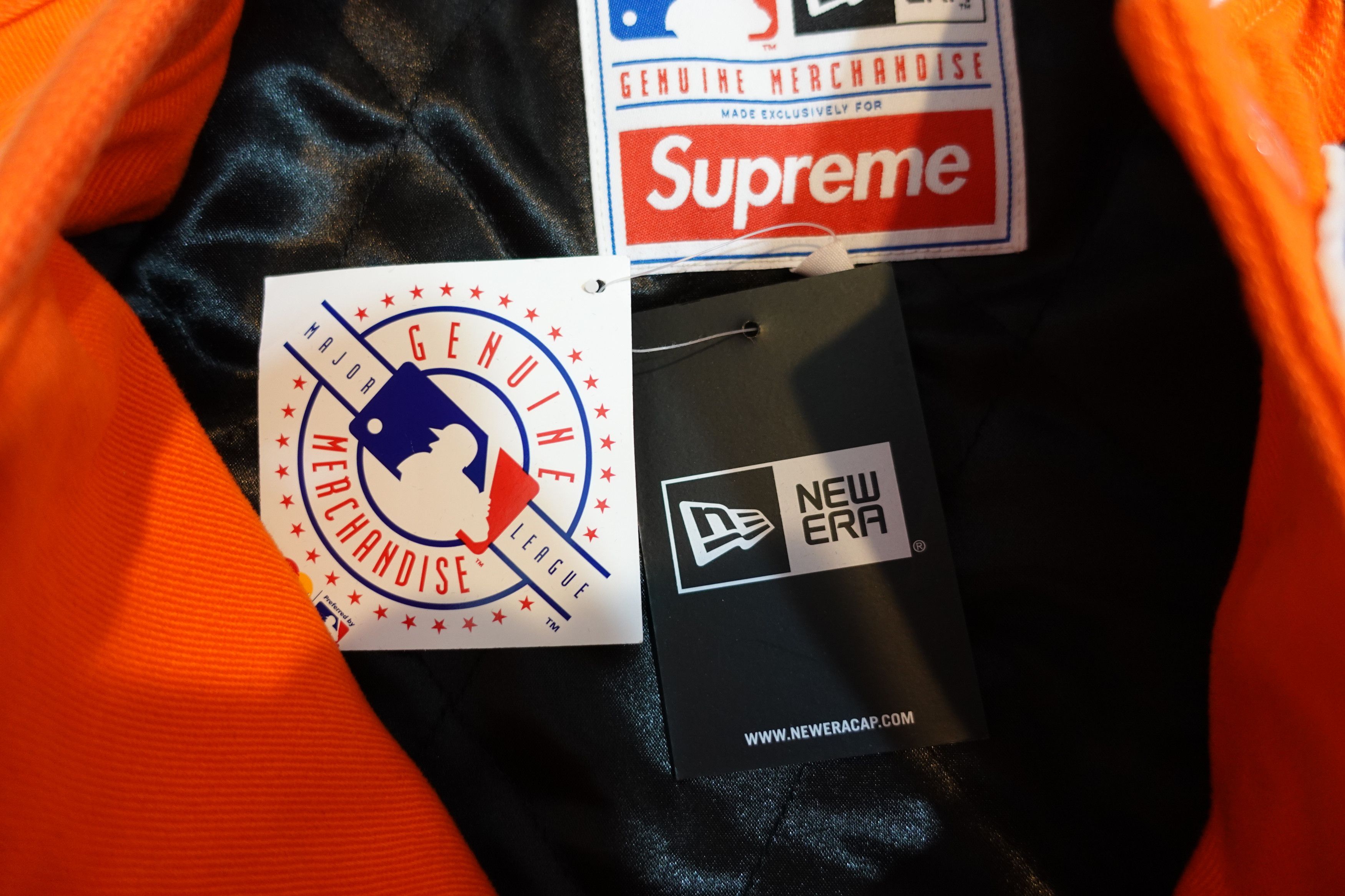 New Era × Supreme Supreme New Era MLB Varsity Jacket Size US L / EU 52-54 / 3 - 10 Thumbnail