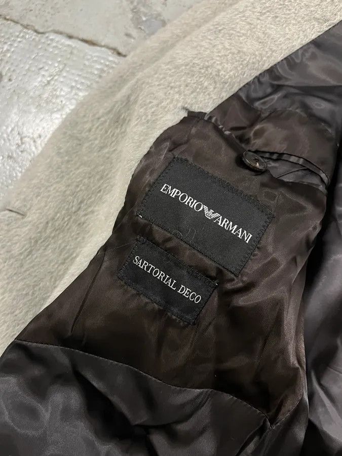 Emporio Armani AW2018 Emporio Armani Alpaca Wool Grey Trench Coat Size US M / EU 48-50 / 2 - 10 Thumbnail