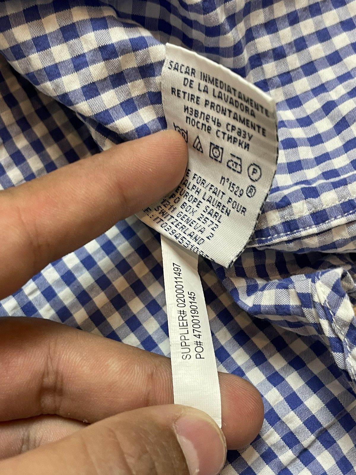 Polo Ralph Lauren × Vintage Polo Ralph Lauren Shirt Center Pony Luxury Shirt Size US M / EU 48-50 / 2 - 8 Thumbnail