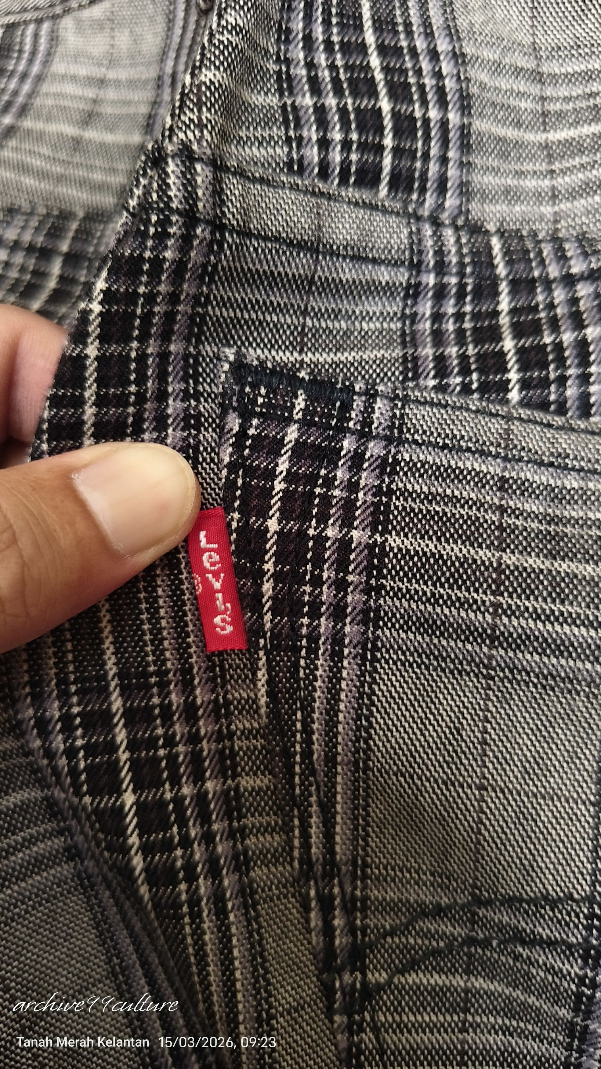 Levi's Levi’s Japan 511 Slim Plaid Tartan Checkered Trousers Size US 30 / EU 46 - 15 Thumbnail