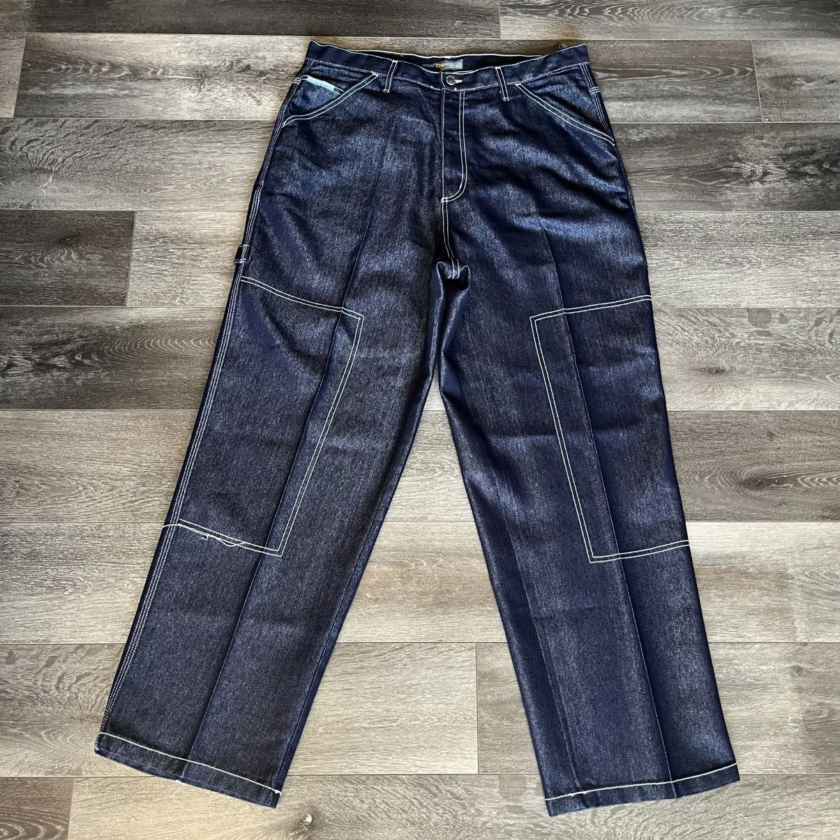 Southpole × Vintage Vintage 1990s South Pole Baggy Carpenter Denim Jeans 38x32 Size US 38 / EU 54 - 2 Thumbnail