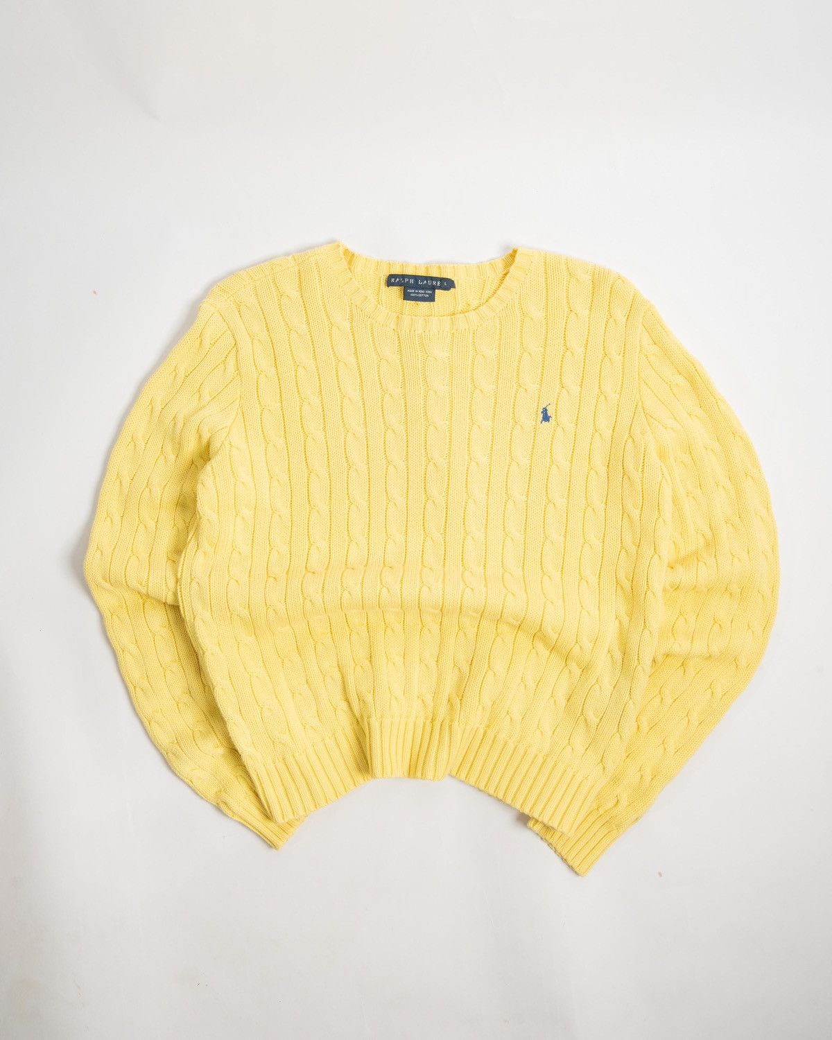 Polo Ralph Lauren Ralph Lauren Cable Knit Sweater Size L / US 10 / IT 46 - 1 Thumbnail