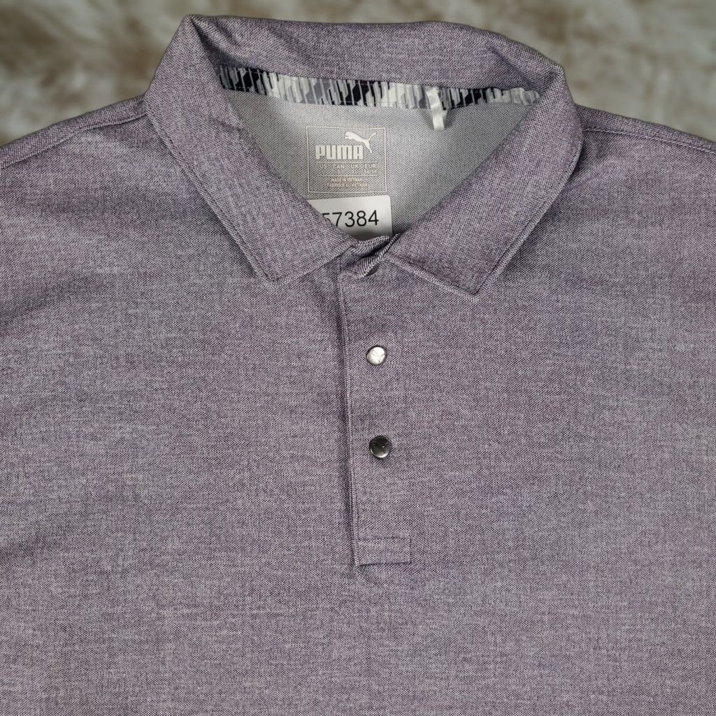 Puma Puma Polo Shirt Mens Size Large Purple Golf Casual Short Sleeve Adult Size US L / EU 52-54 / 3 - 1 Thumbnail