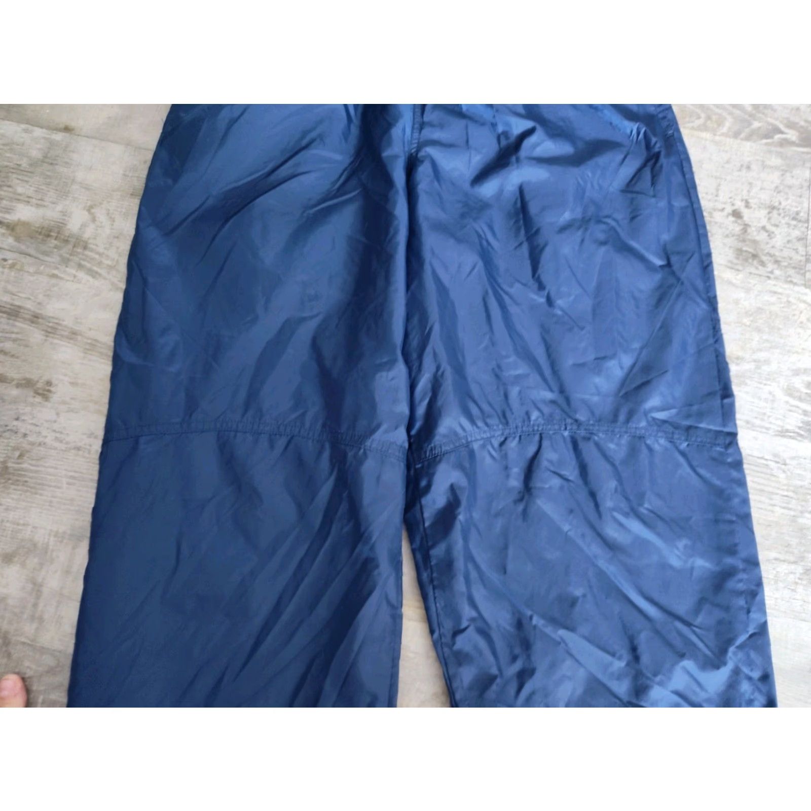 Nike VINTAGE Nike Track Pants Women’s Size L Tapered Joggers Windbreaker Athleisure 90s Blue Size 36" / US 14 / IT 50 - 5 Thumbnail