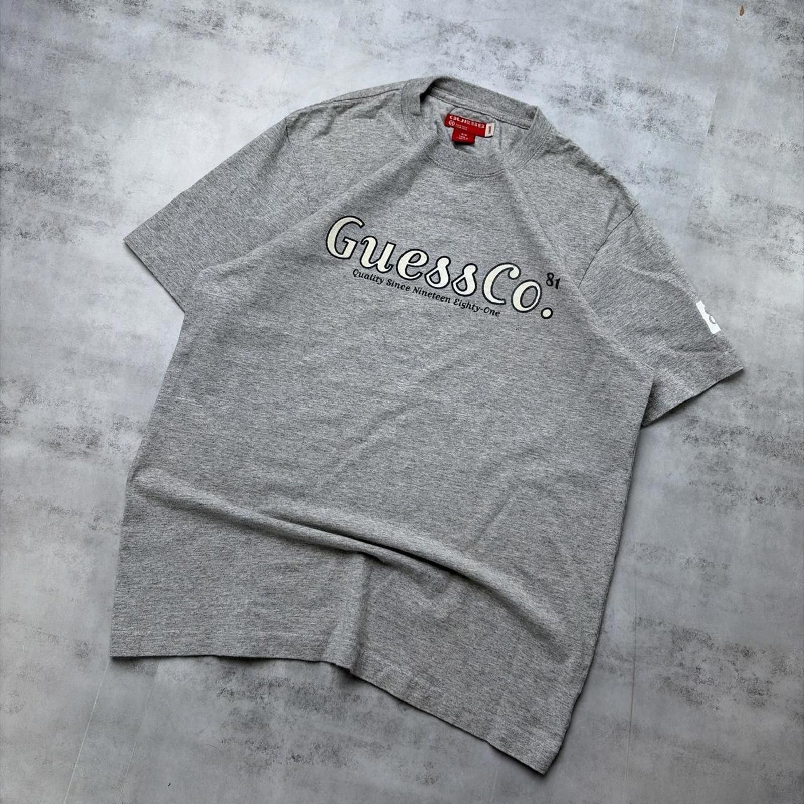 Guess Y2K Grey Guess Grunge Skater T-Shirt Size US S / EU 44-46 / 1 - 2 Thumbnail