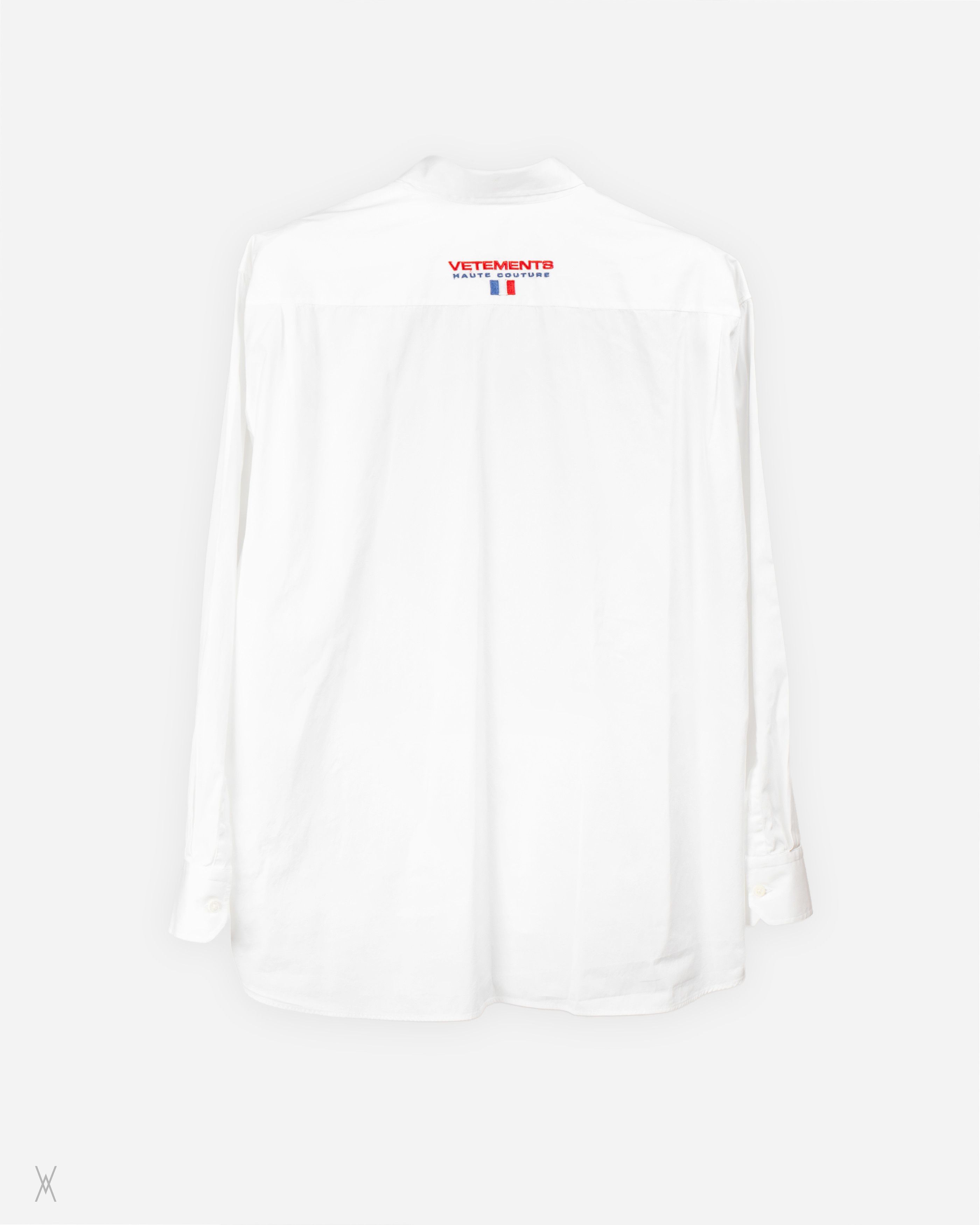 Vetements Vetements white button-up shirt/overshirt Size US L / EU 52-54 / 3 - 4 Thumbnail