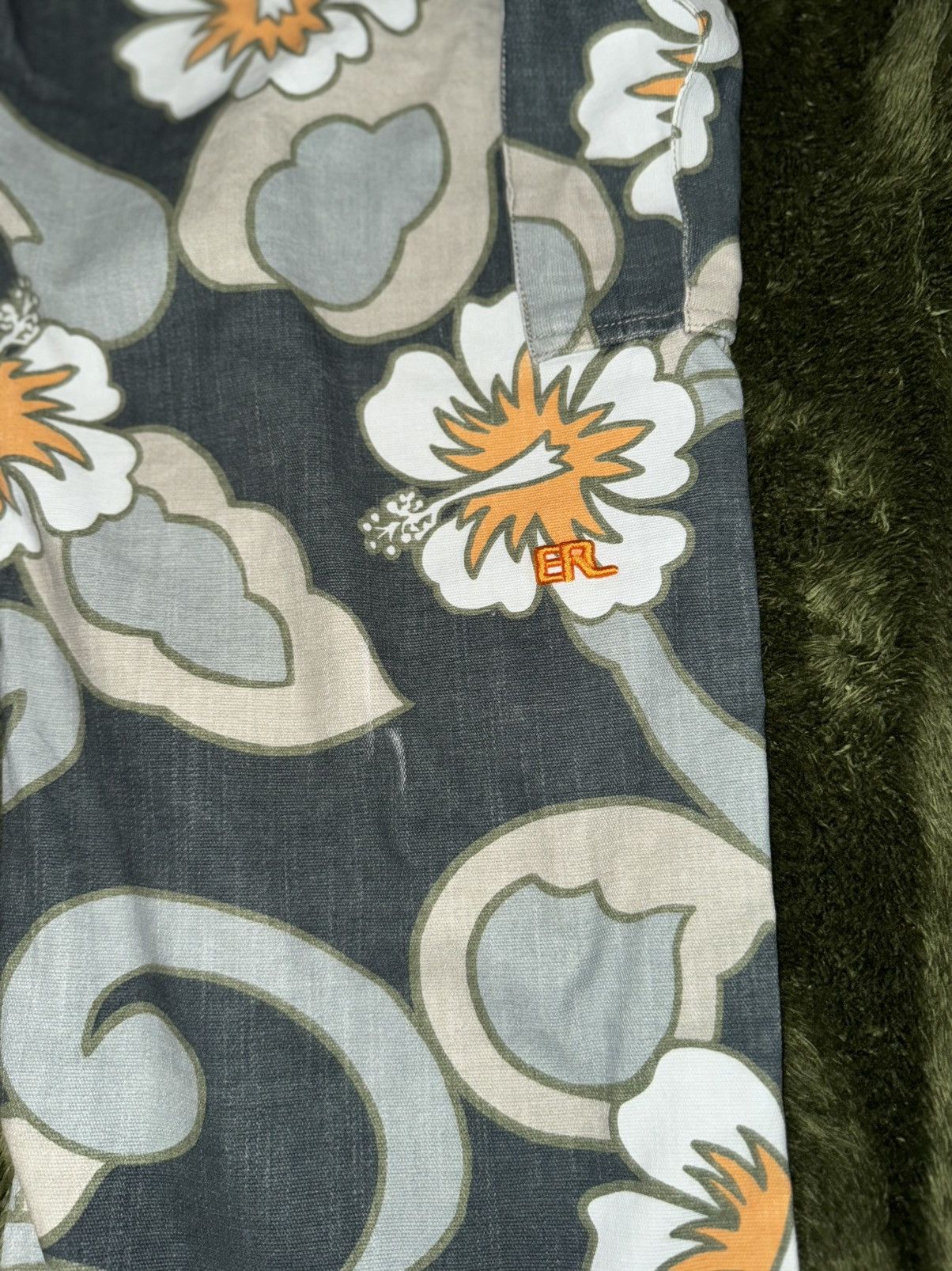ERL [L] ERL light canvas hibiscus printing cargo pants Size US 36 / EU 52 - 13 Thumbnail