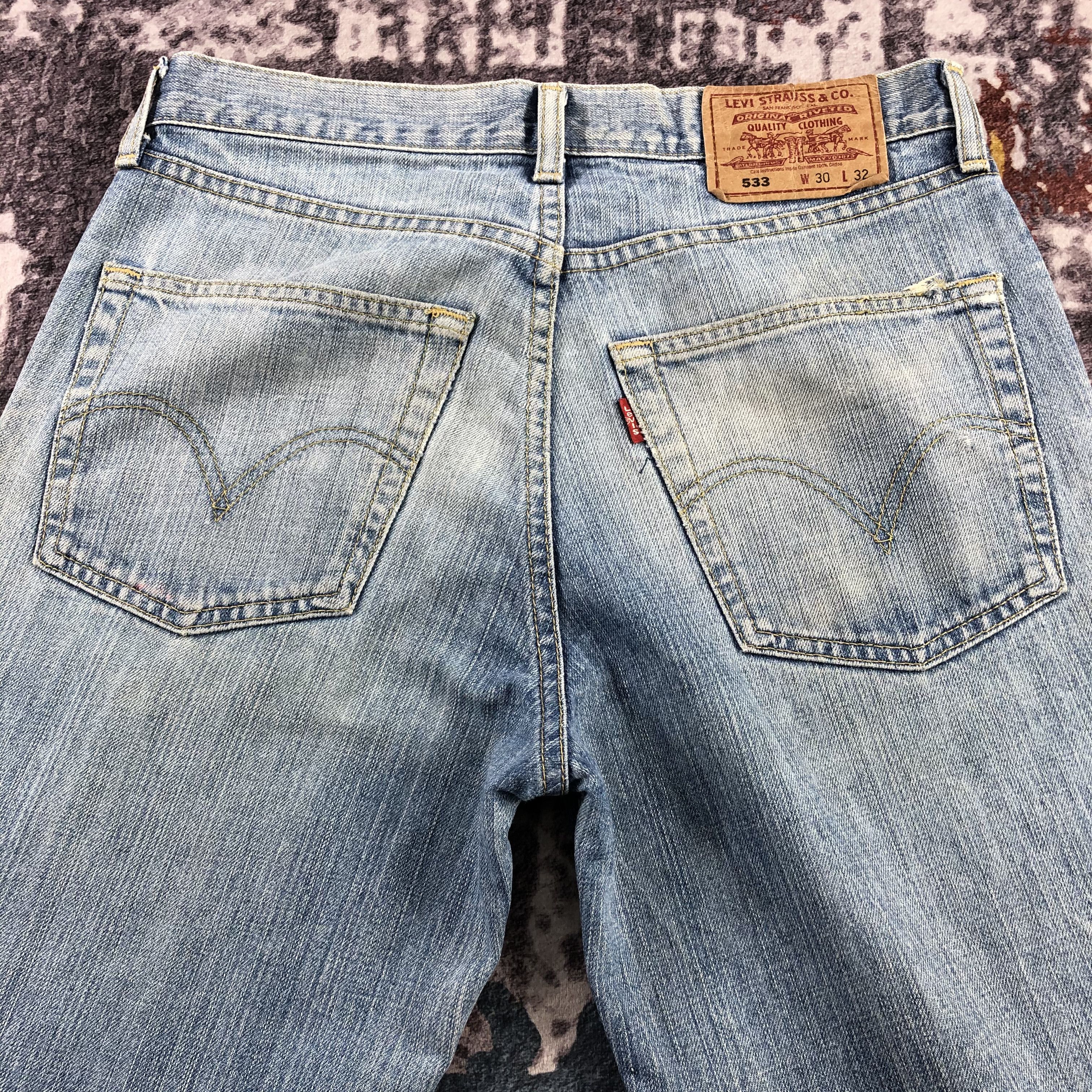 Levi's × Vintage 90s Vintage Blue Wash Levis 533 Jeans-JM2810 Size US 30 / EU 46 - 5 Thumbnail