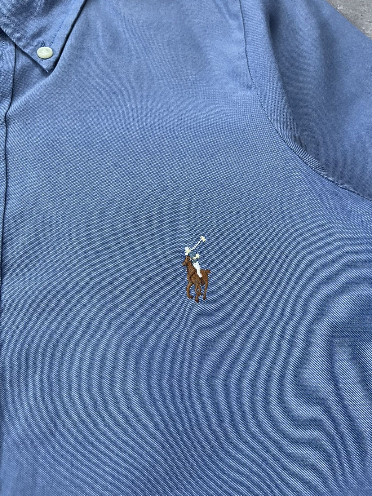 Polo Ralph Lauren Vintage Polo Ralph Lauren Yarmouth Dress Shirtt Longsleeve Size US L / EU 52-54 / 3 - 3 Thumbnail