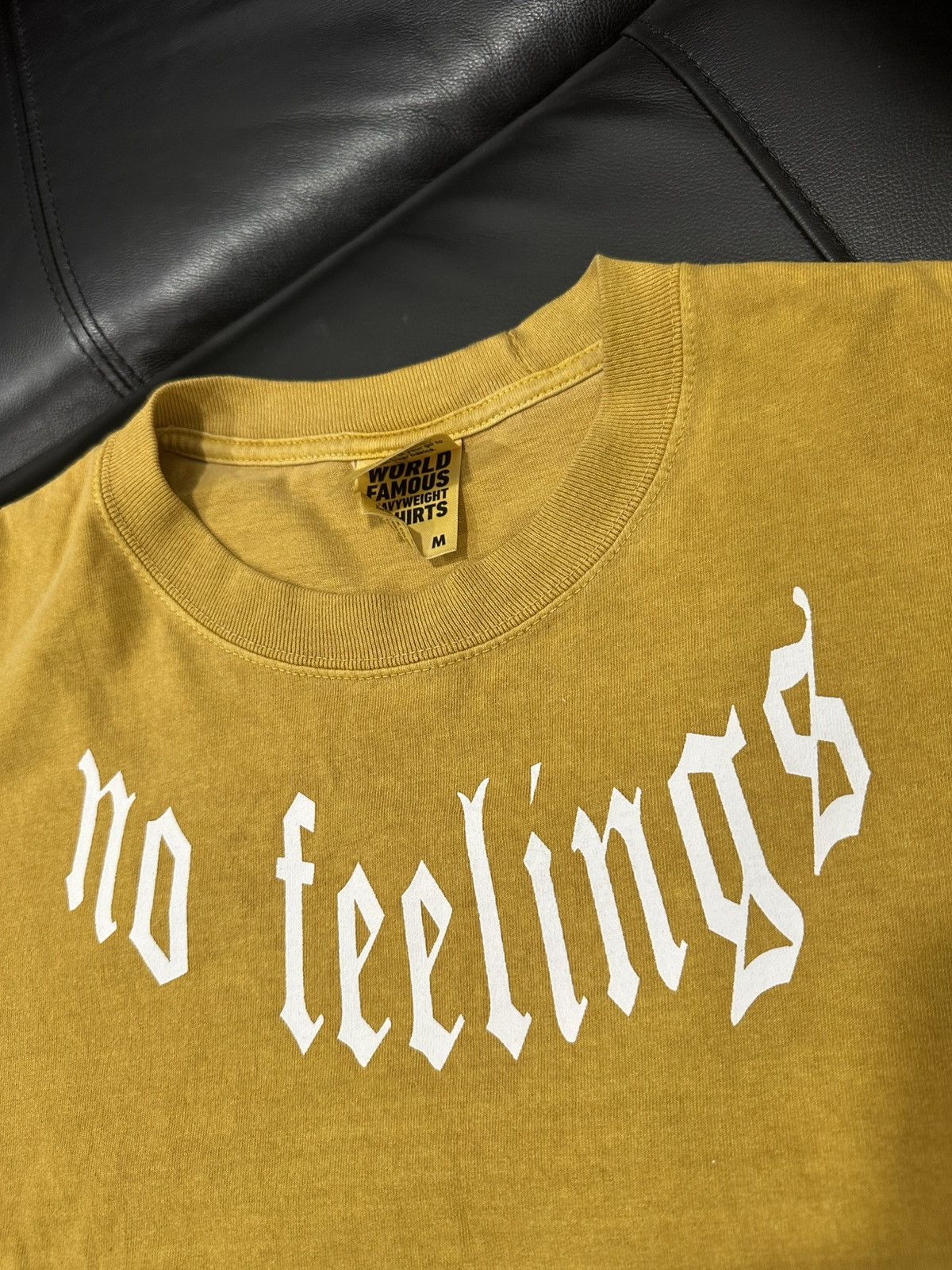 Other No Feelings Tee Mustard Crosses Size Medium Size US M / EU 48-50 / 2 - 2 Thumbnail