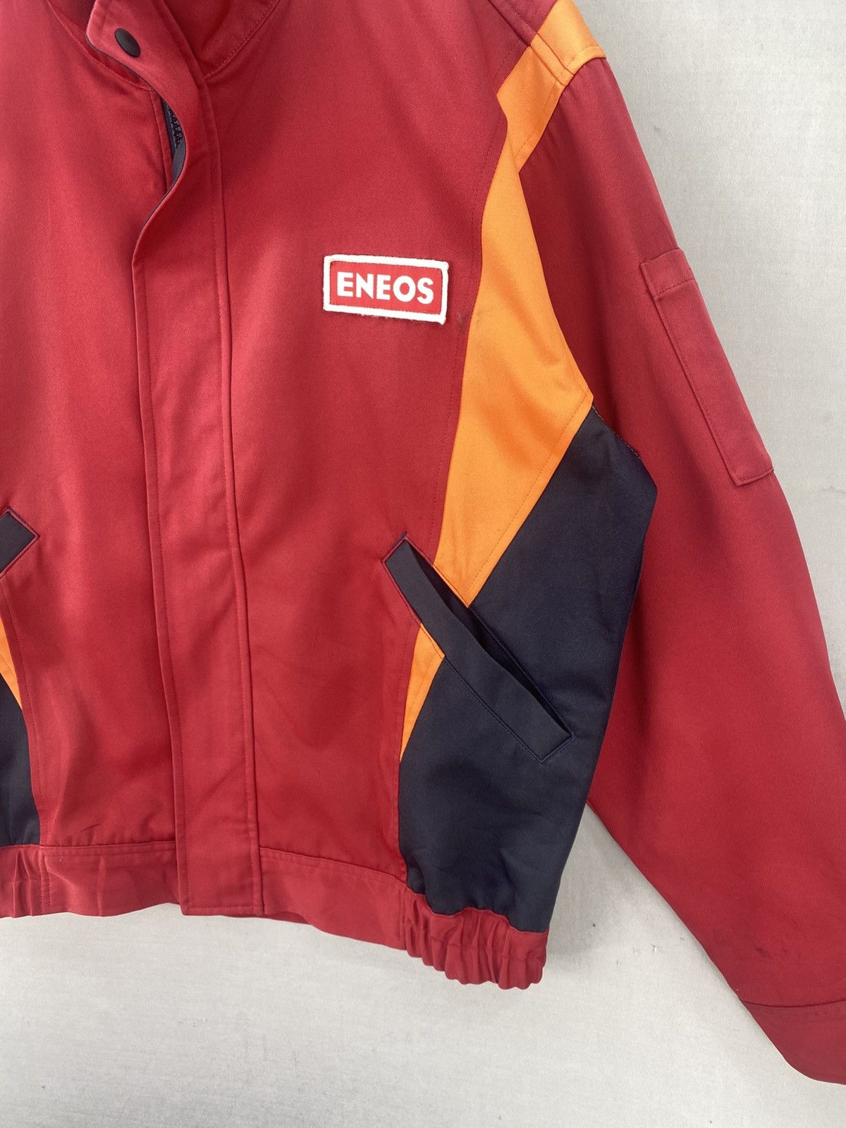 Japanese Brand Eneos Fuel Pump Workers Jacket Size US L / EU 52-54 / 3 - 4 Thumbnail