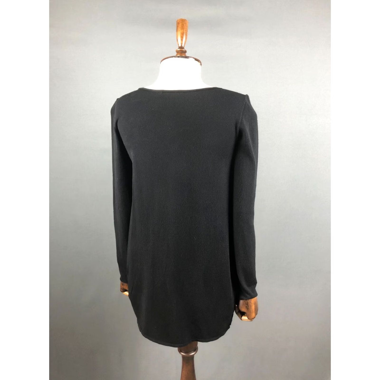Sarah Pacini Sarah Pacini Top One Size Black Jersey Women Size ONE SIZE - 3 Thumbnail