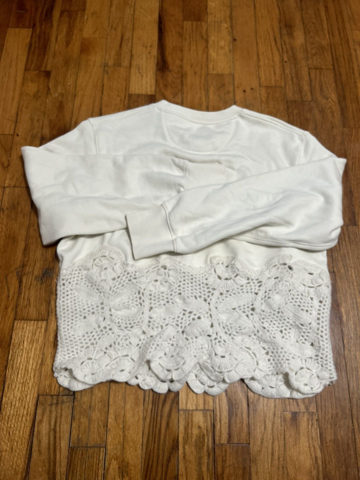 Sea New York Serita crochet lace sweatshirt Size L / US 10 / IT 46 - 6 Thumbnail