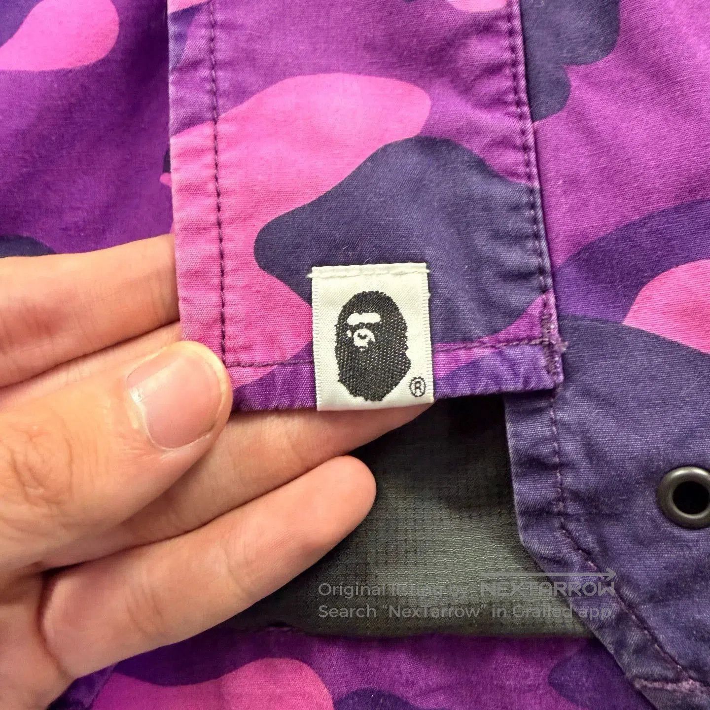 Bape bape x undefeated purple camo work shirt. Size US L / EU 52-54 / 3 - 5 Thumbnail