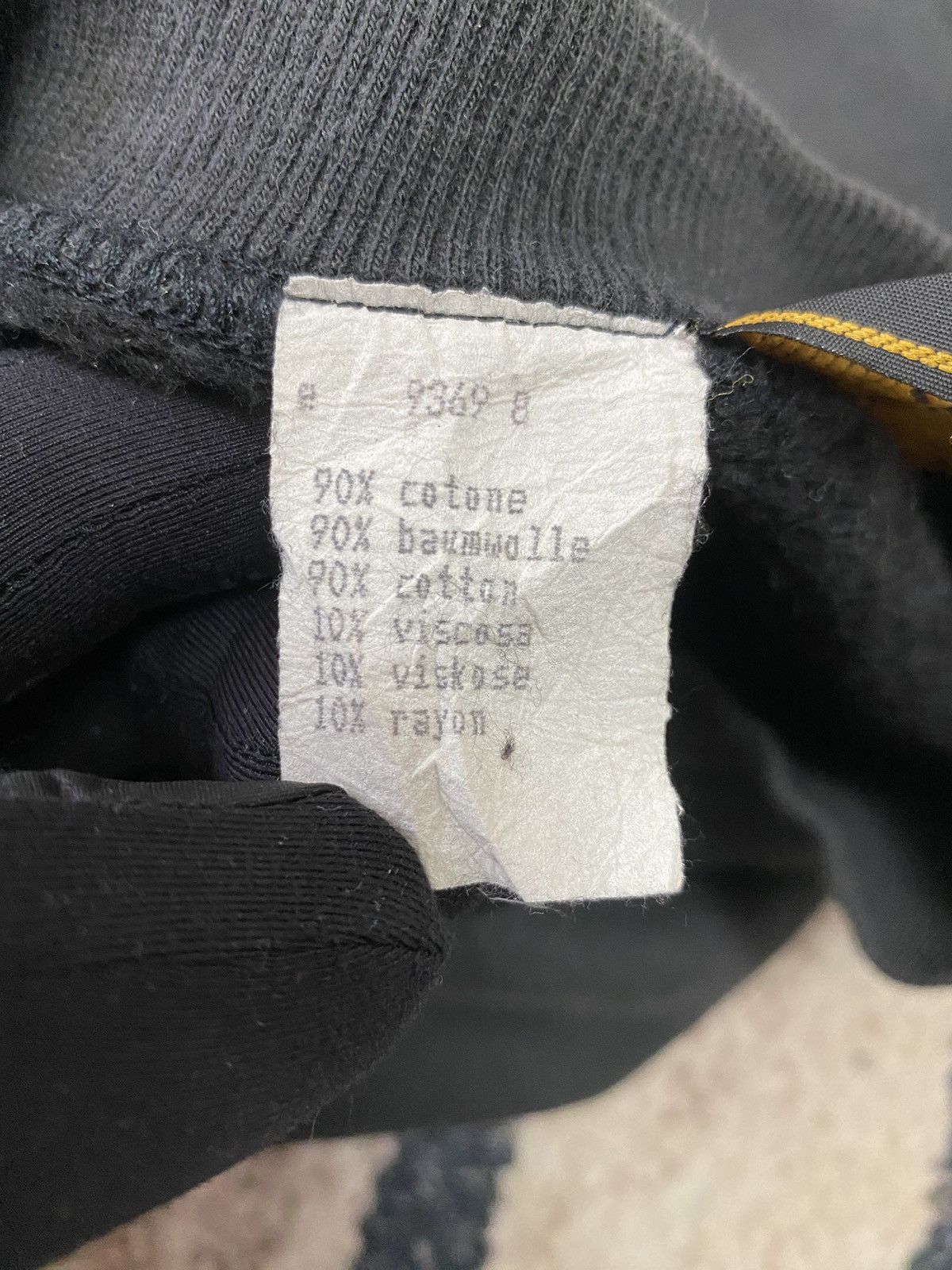Vintage Fendi black cotton blend sweatshirt