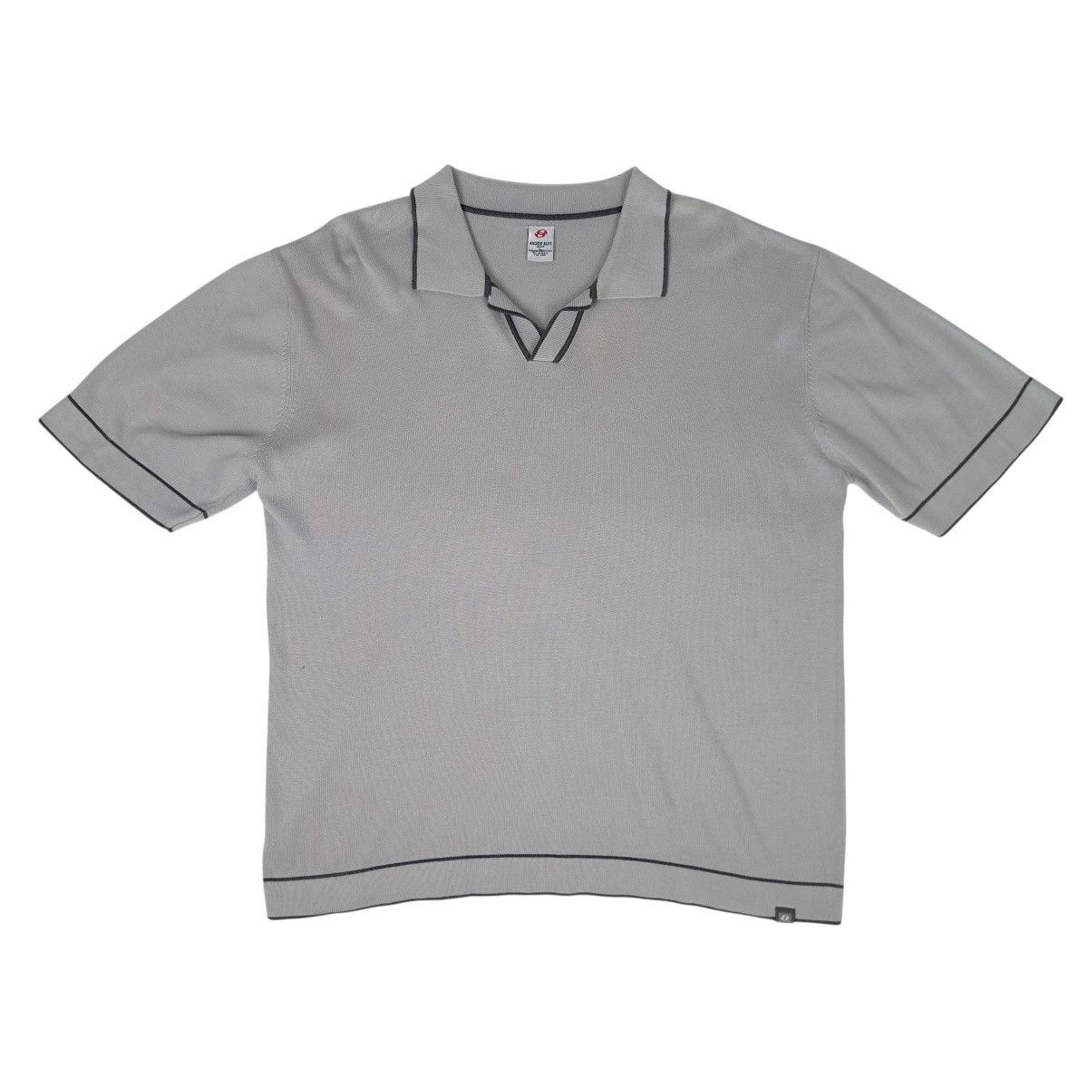 Anchor Blue Vintage Anchor Blue Knit Polo Shirt Gray 90s Y2K Retro Size US L / EU 52-54 / 3 - 1 Thumbnail