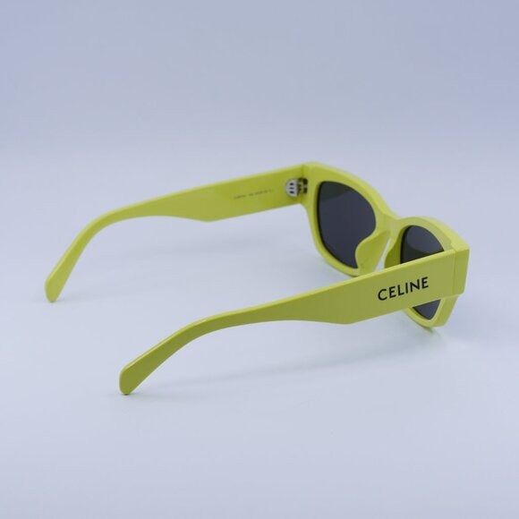 Celine 🕶️ New Celine CL40197U 93A Lime/Smoke Sunglasses Size ONE SIZE - 10 Thumbnail