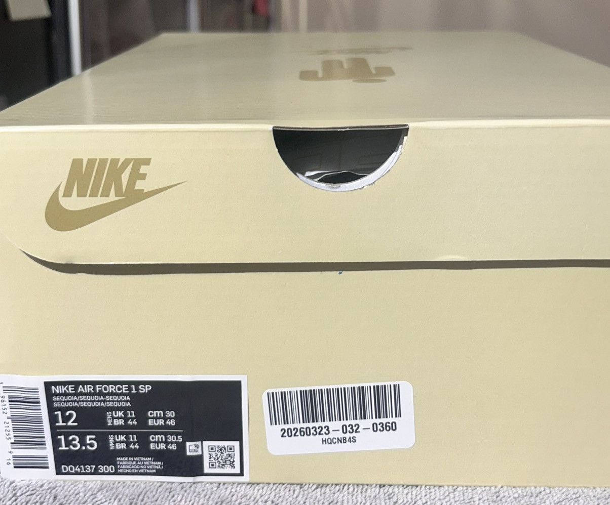 Billie Eilish × Nike Nike x Billie Eilish Air Force 1 Low "Sequoia" Size US 12 / EU 45 - 7 Thumbnail