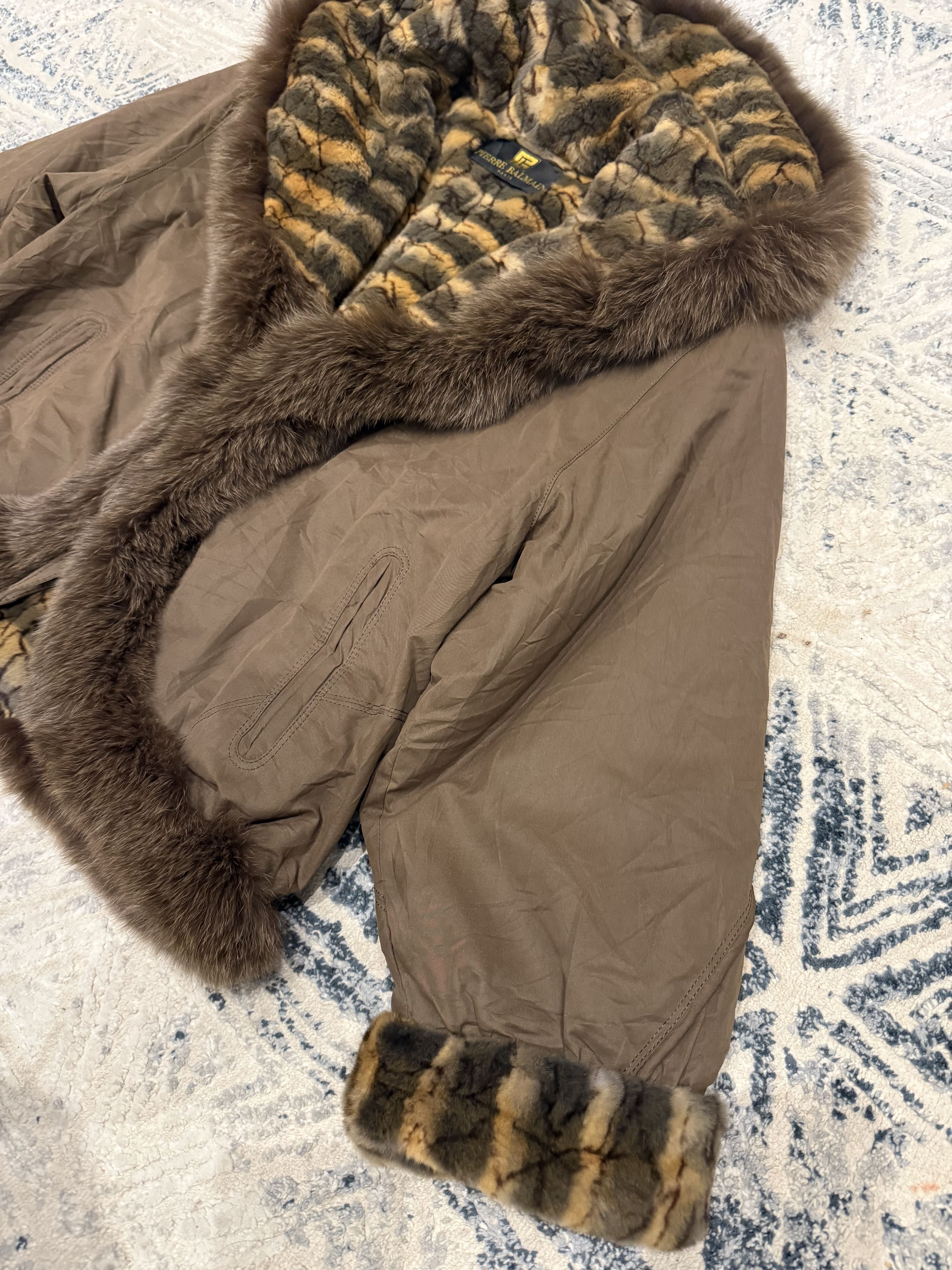 Pierre Balmain VTG Pierre Balmain Fur Lining Jacket Size US L / EU 52-54 / 3 - 4 Thumbnail