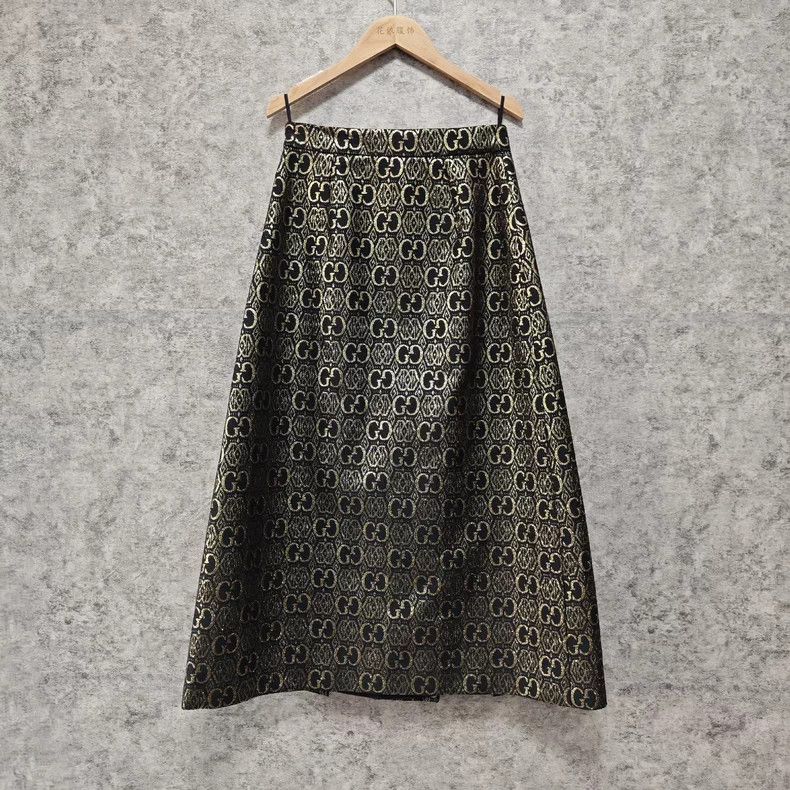 Gucci Gucci Full-print pleated suspender skirt Size 26" / US 2 / IT 38 - 2 Thumbnail