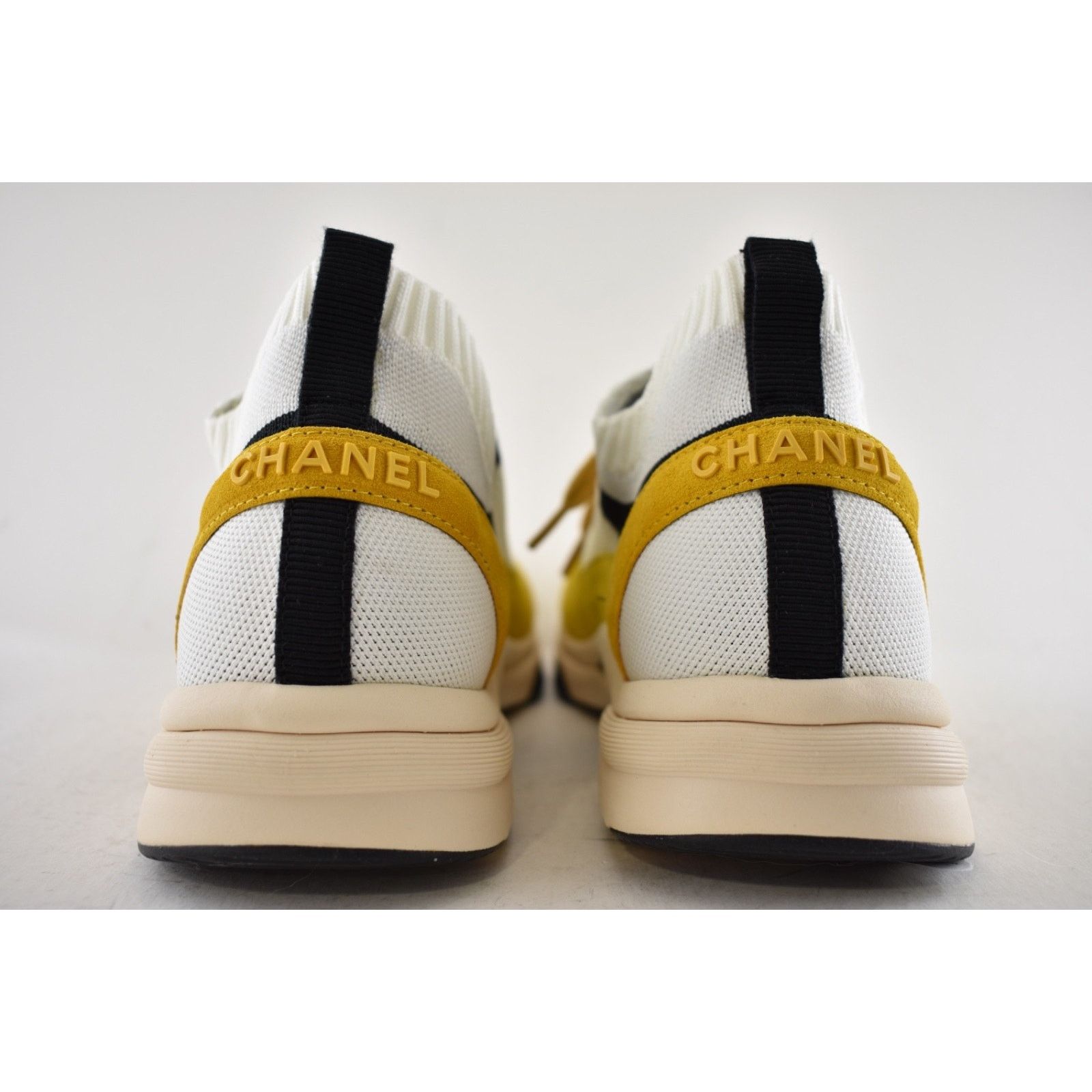 Chanel Mens Suede Knit CC Logo Low Trainer Sneaker Size US 11 / EU 44 - 11 Thumbnail