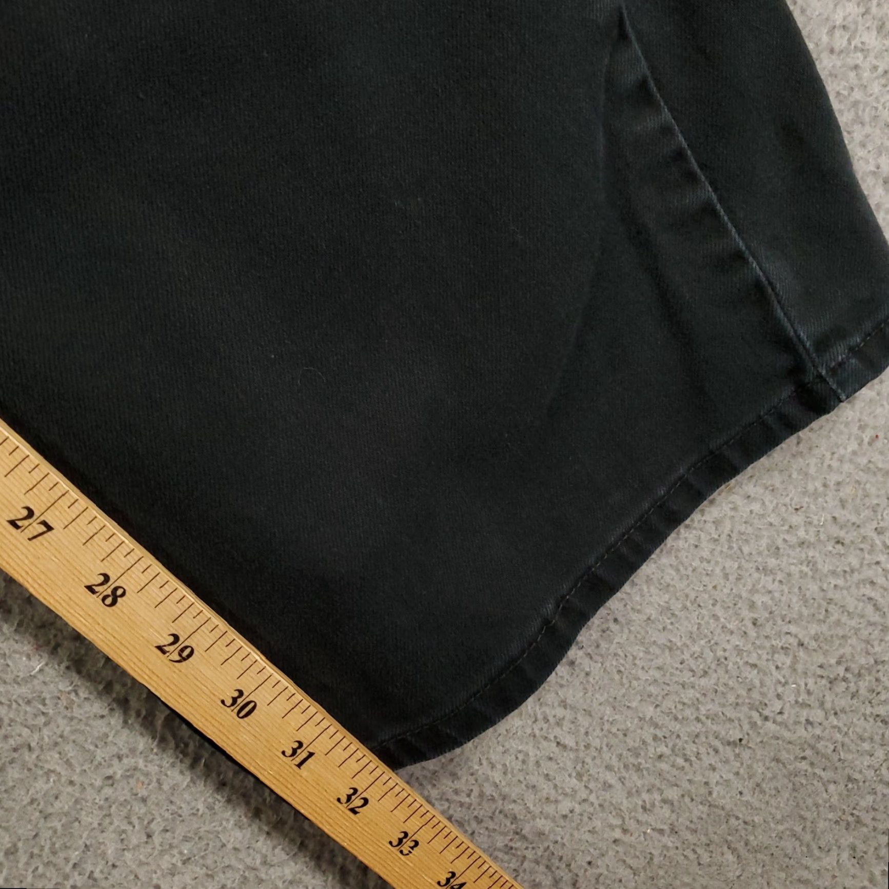 Vintage Rockies Jeans Womens Juniors 17 Long 36x32 Relaxed Low Rise Y2K Boot Cut Denim Black 5-Pocket Womens jeans 90s Southwestern Cowboy Logo Rocks Rockies Size 25" / US 0 / IT 36 - 6 Thumbnail