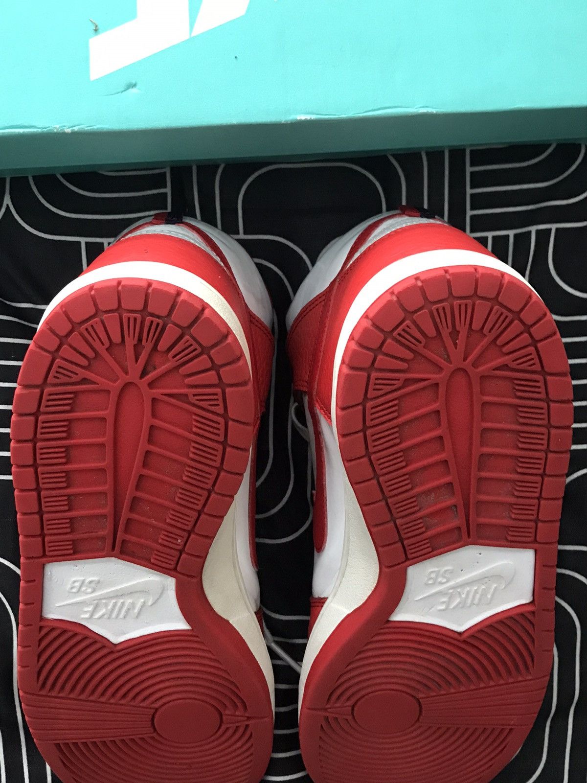 Nike Nike Sb dunk high future court red dream team red Size 9.5 Size US 9.5 / EU 42-43 - 9 Thumbnail